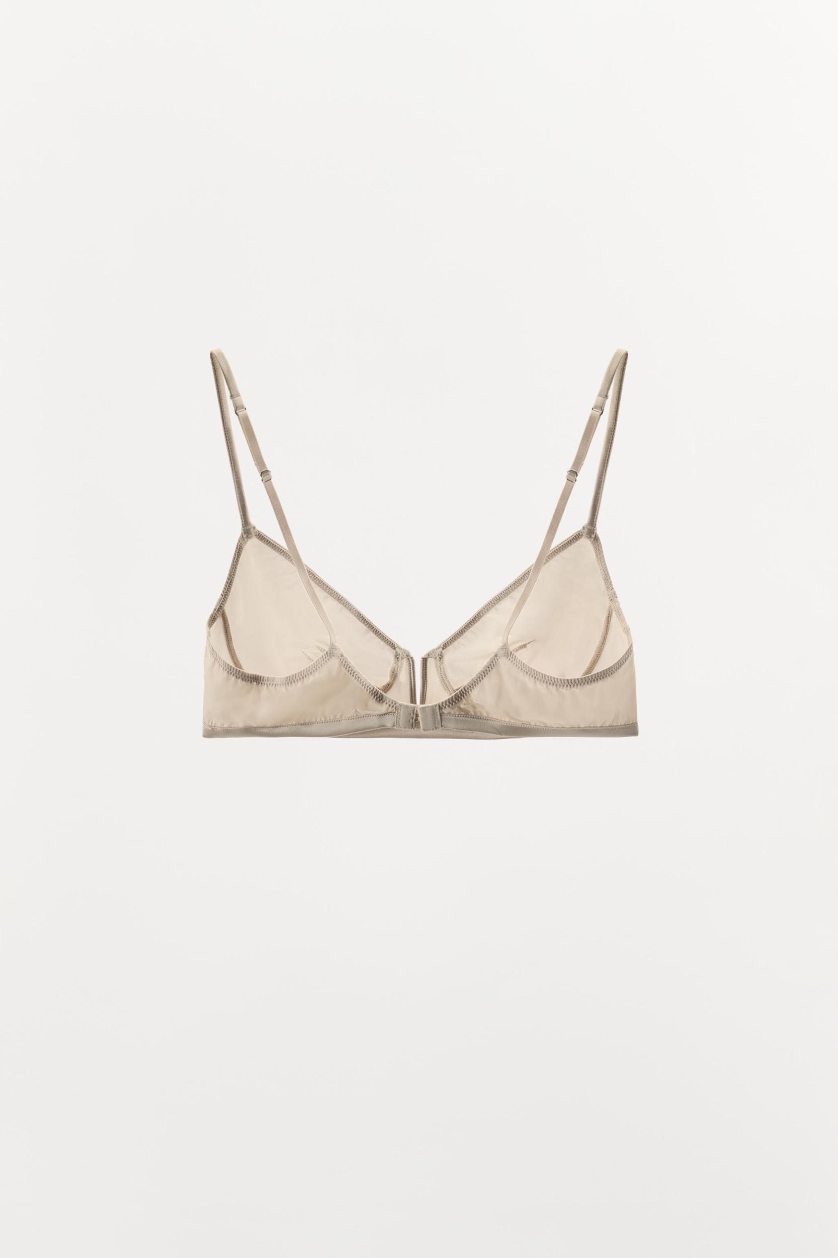 BRALETTE WITH SILK METAL PIECE Product Image