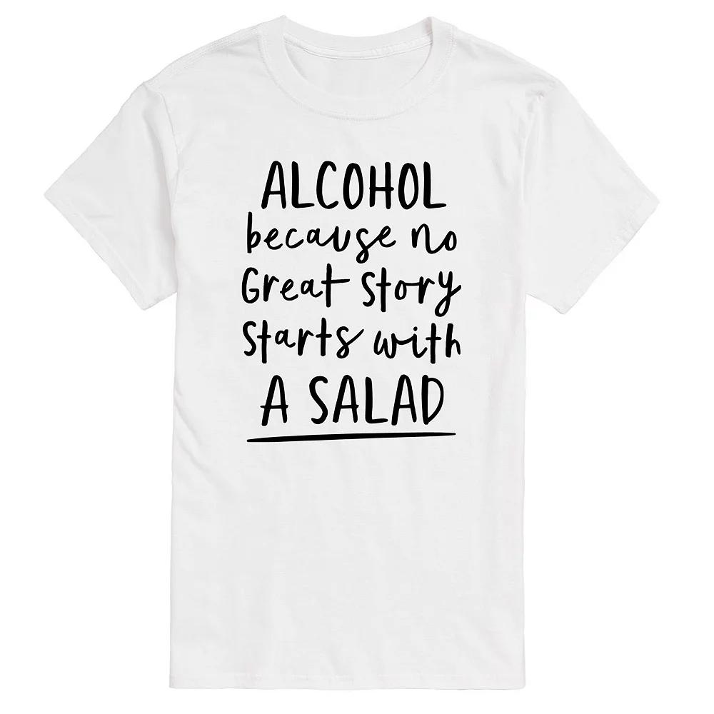 Men's No Great Story Started With Salad Graphic Tee,  Product Image