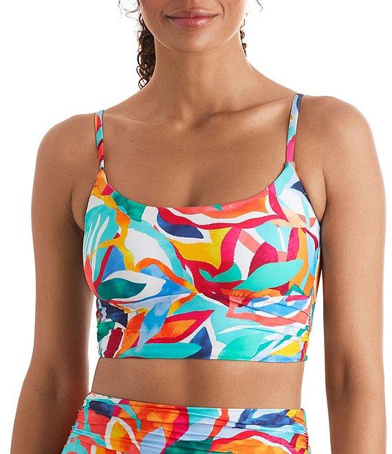 Mimi Flamingo Radiant Floral Morgan High Waist Swim Bottom Product Image