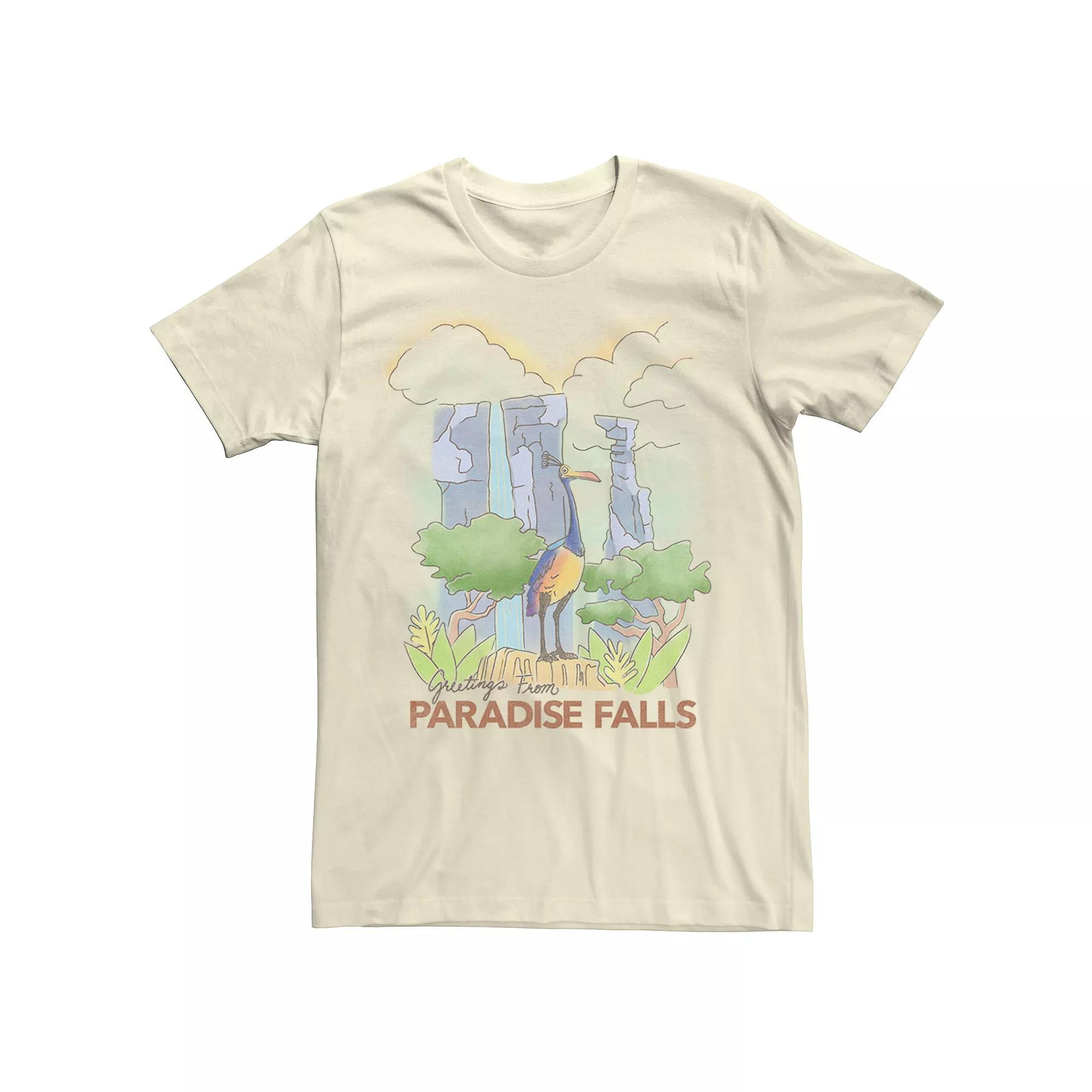Disney / Pixar's Up Men's Paradise Falls Water Color Sketch Tee,  Product Image