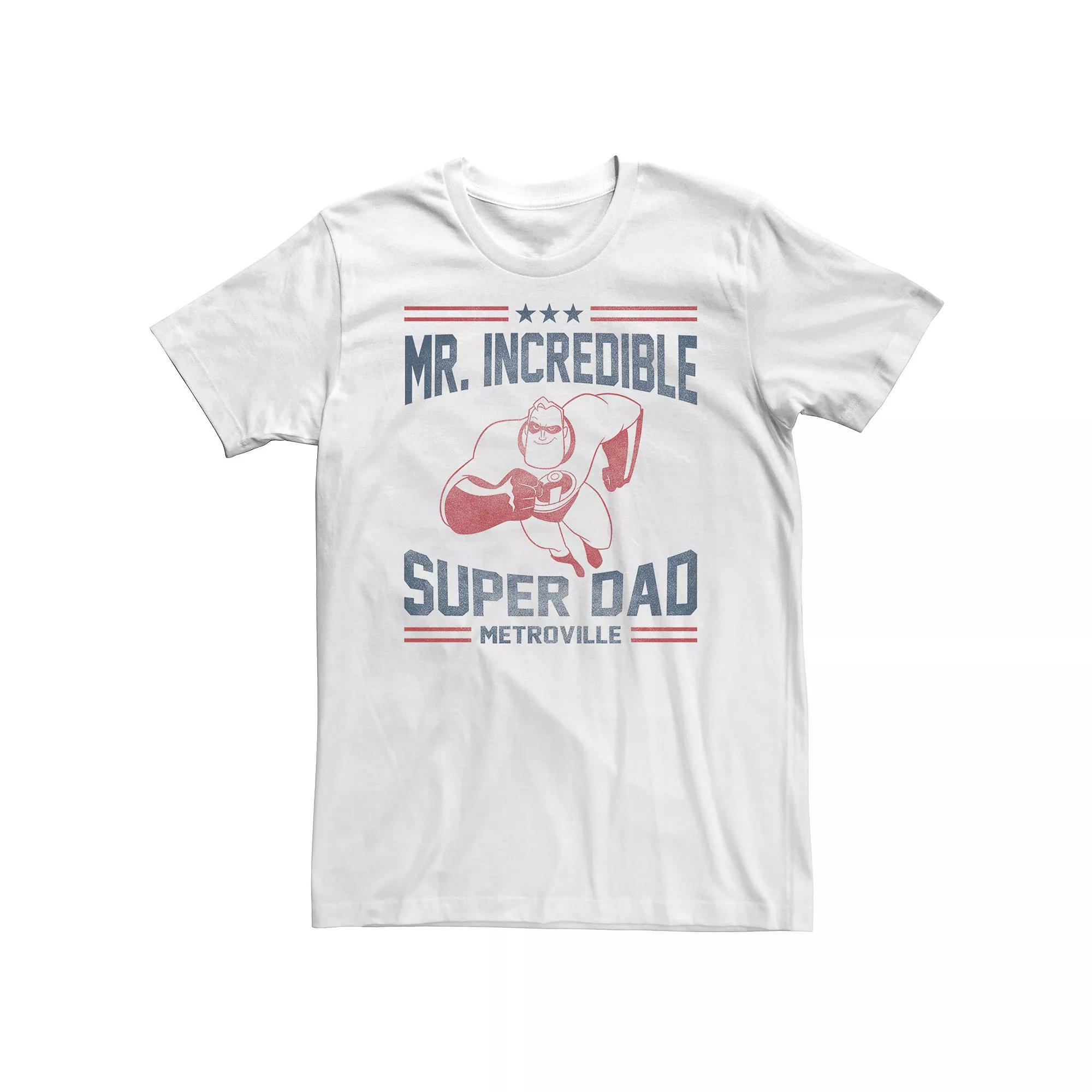 Disney / Pixar's The Incredibles Big & Tall Mr. Super Dad Metroville Tee, Men's,  Product Image