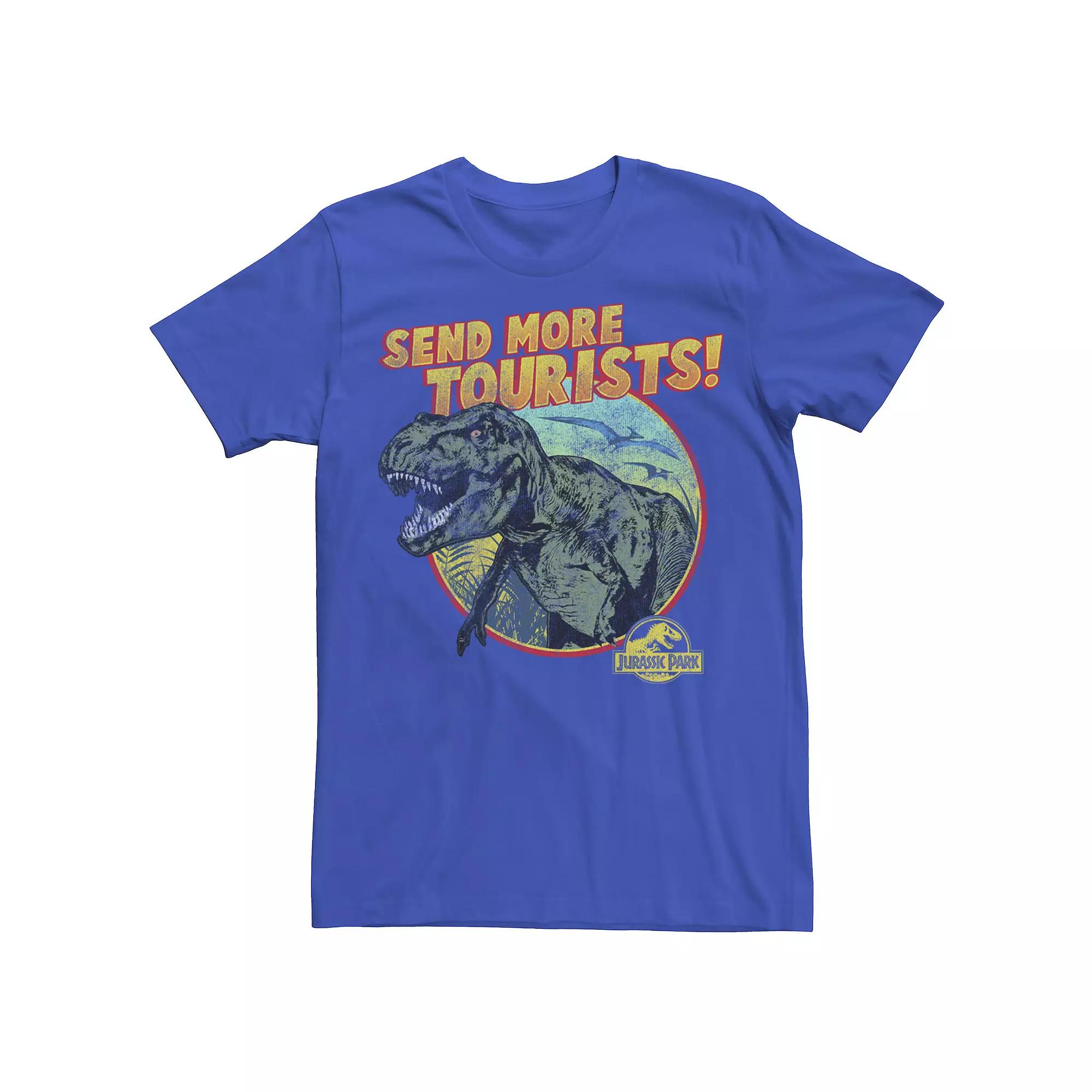 Men's Jurassic Park T-Rex Send More Tourists Tee,  Product Image
