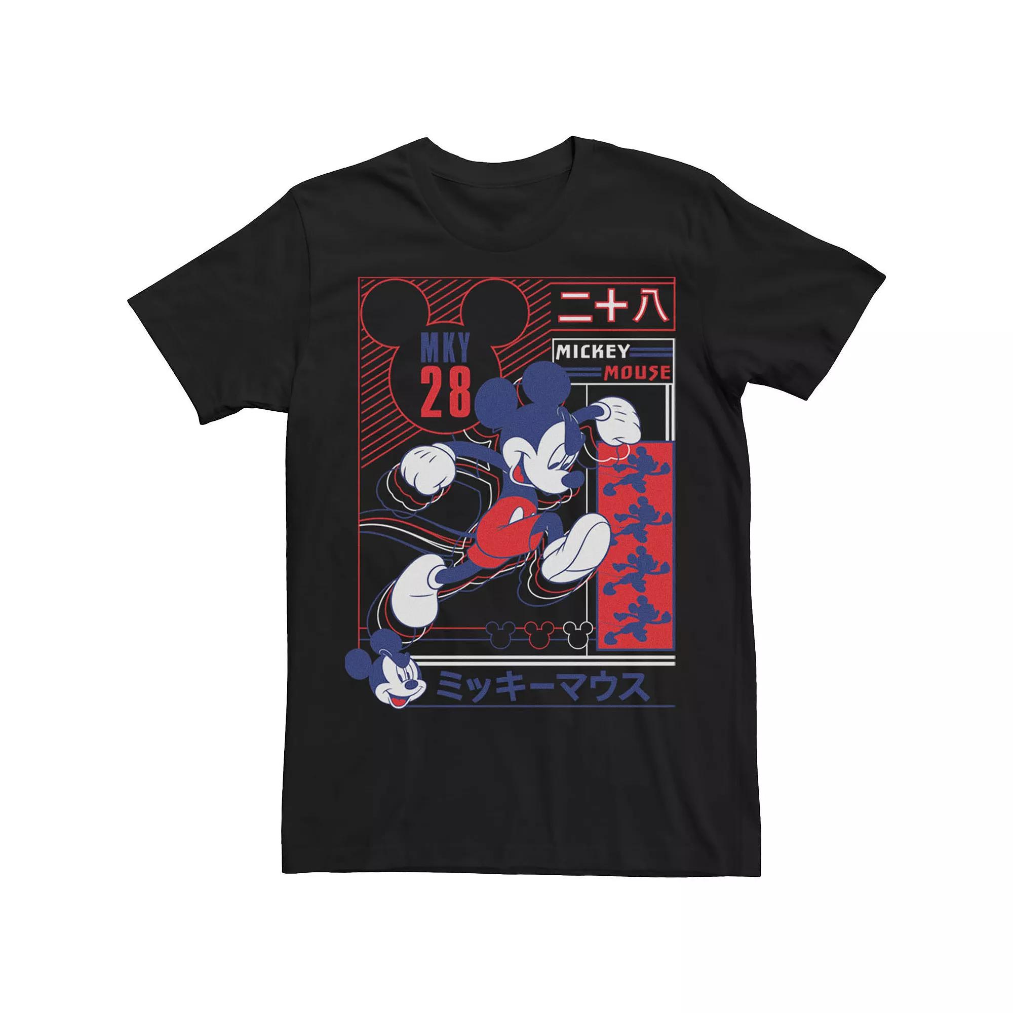Disney's Mickey And Friends Mickey Men's Kanji Poster Tee,  Product Image