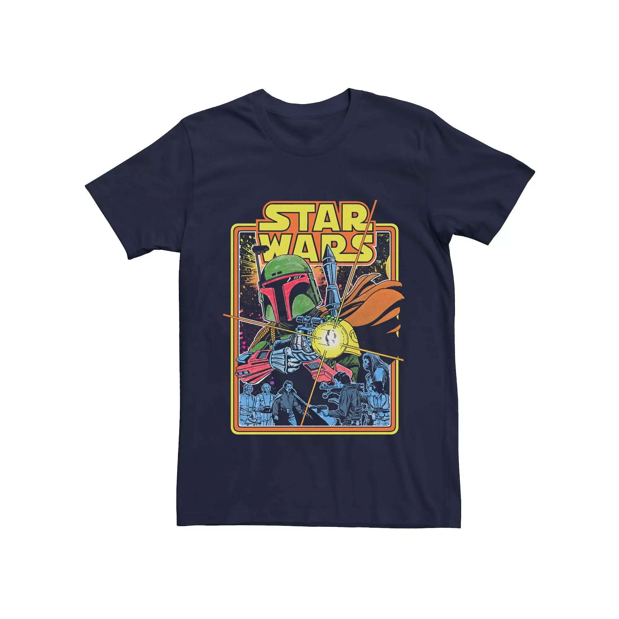 Men's Star Wars Boba Fett Fires Graphic Tee,  Product Image