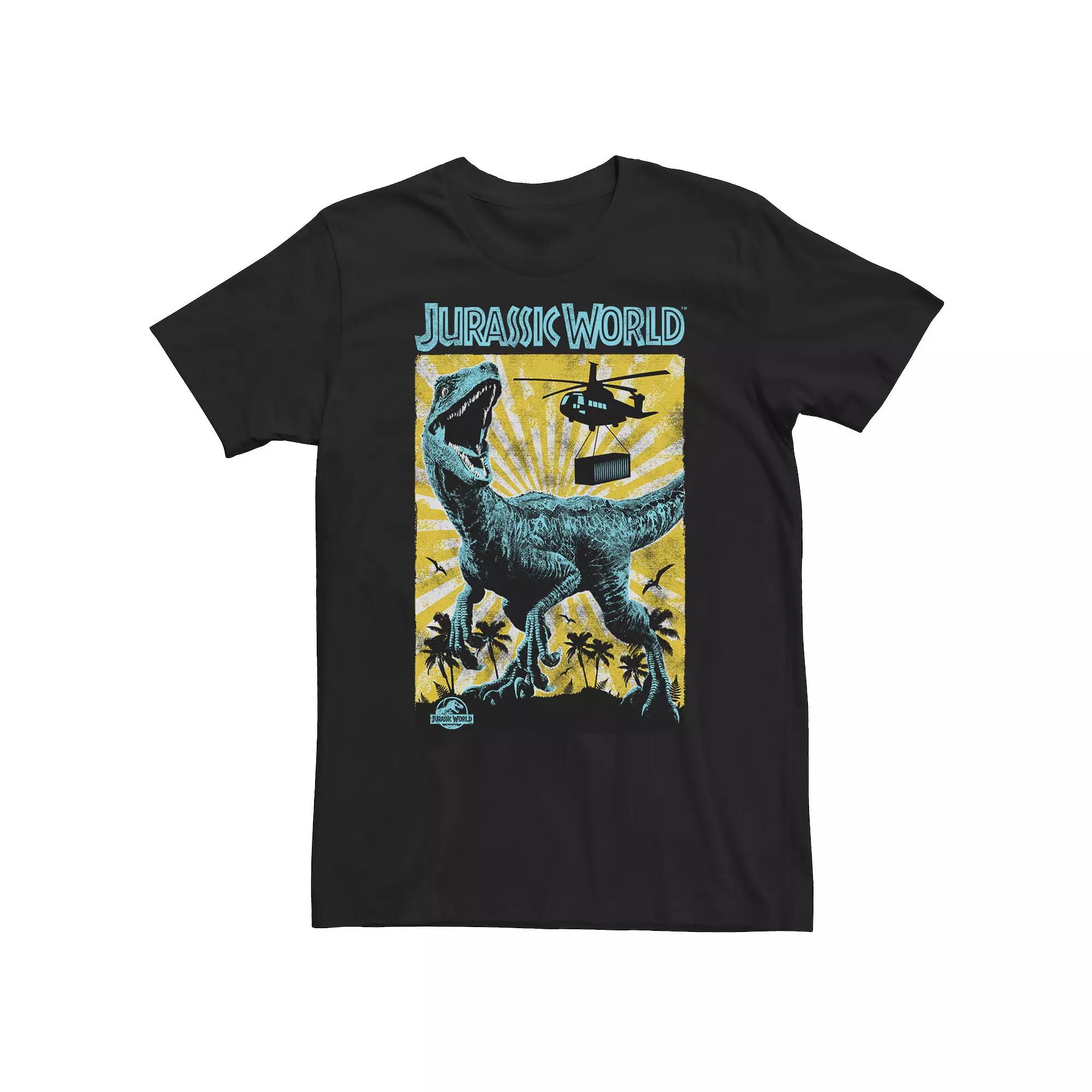 Big & Tall Jurassic World T-Rex Color Pop Retro Poster Tee, Men's,  Product Image