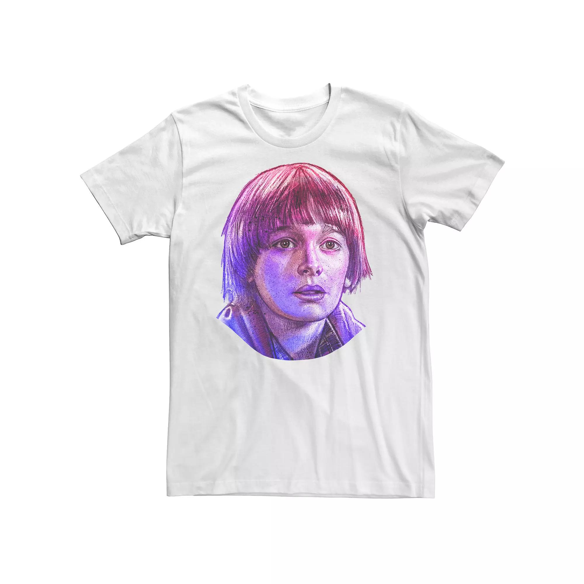 Big & Tall Stranger Things Will Rose Tone Portrait Tee, Men's,  Product Image