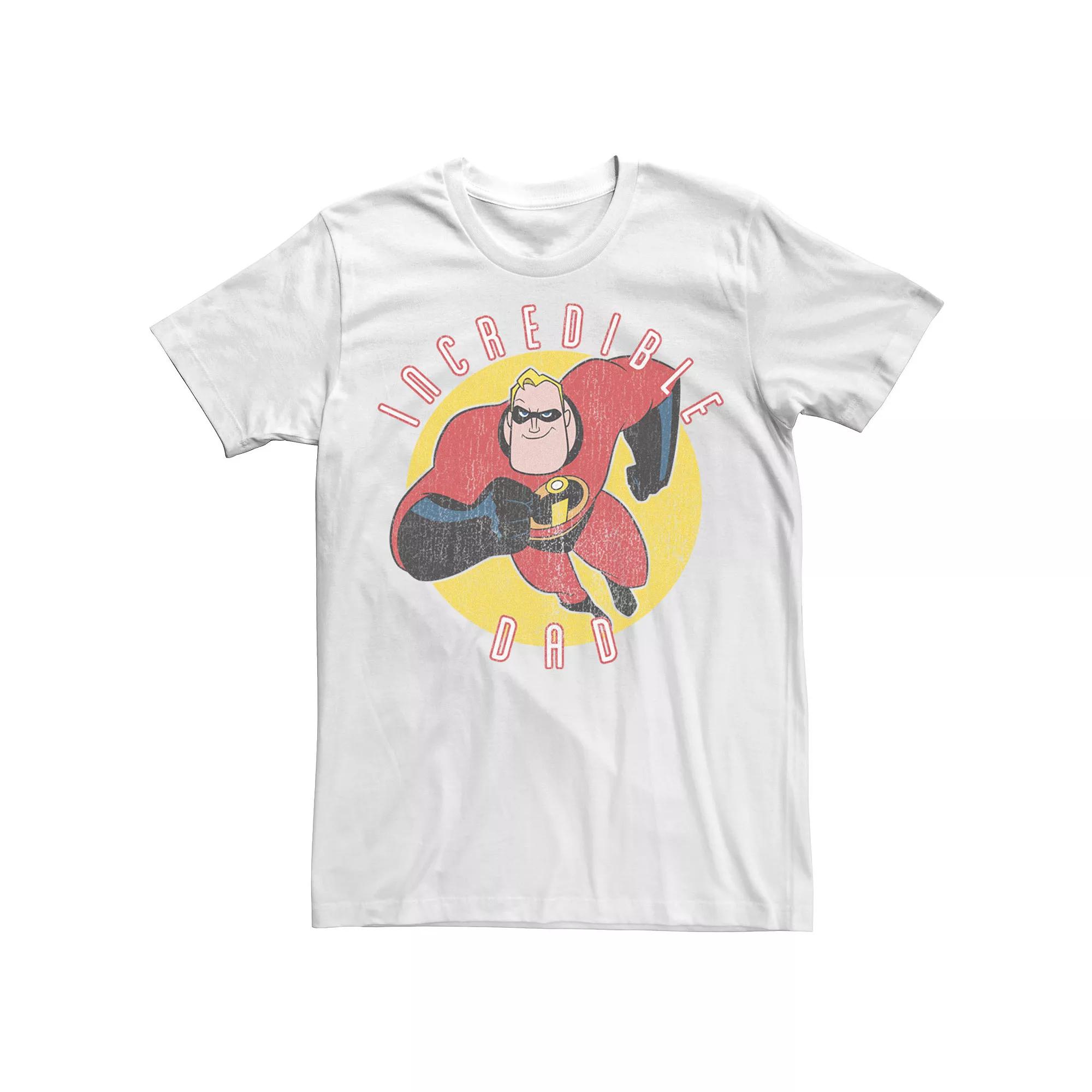 Big & Tall Disney / Pixar Incredibles Mr. Incredible Dad Tee, Men's,  Product Image