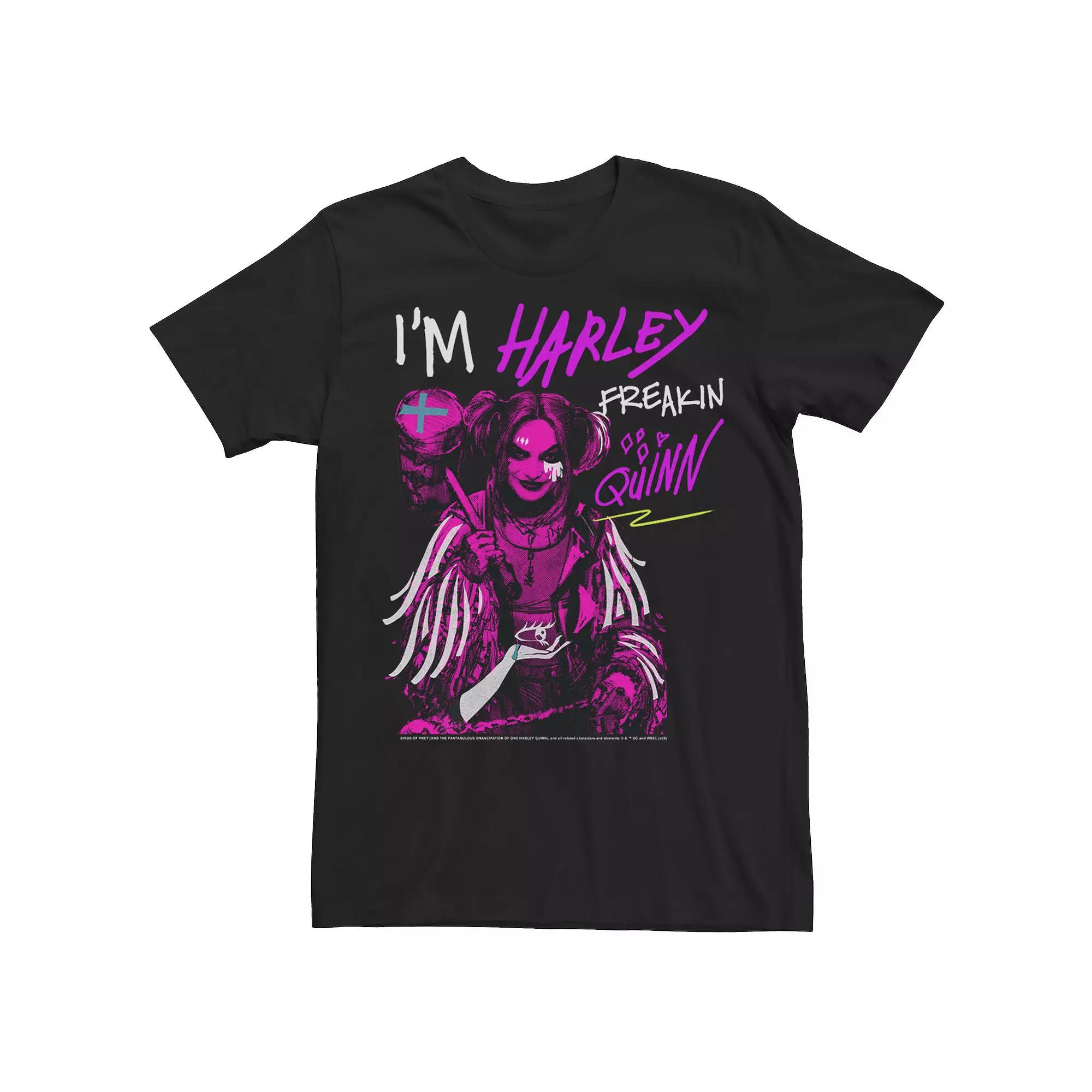 Men's Harley Quinn: Birds of Prey I Am Harley Freakin Quinn Tee,  Product Image