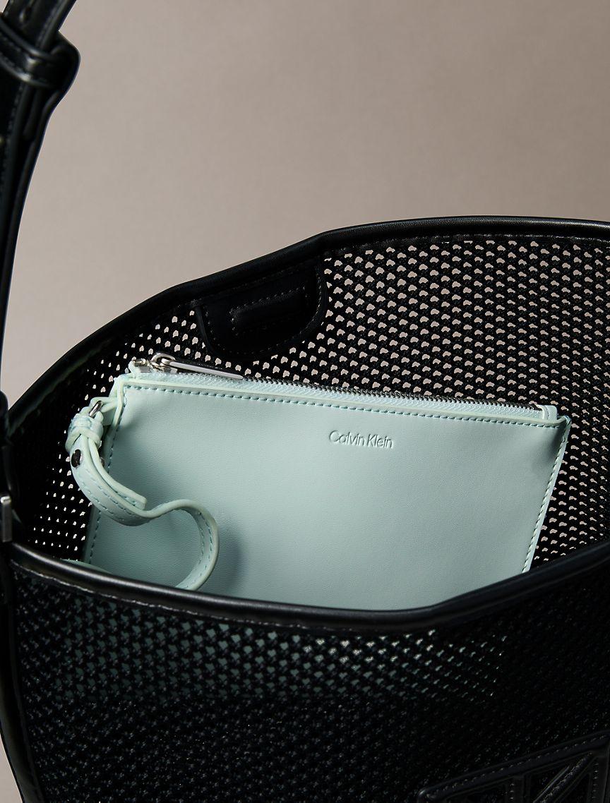 Emblem Mesh Bucket Bag Product Image