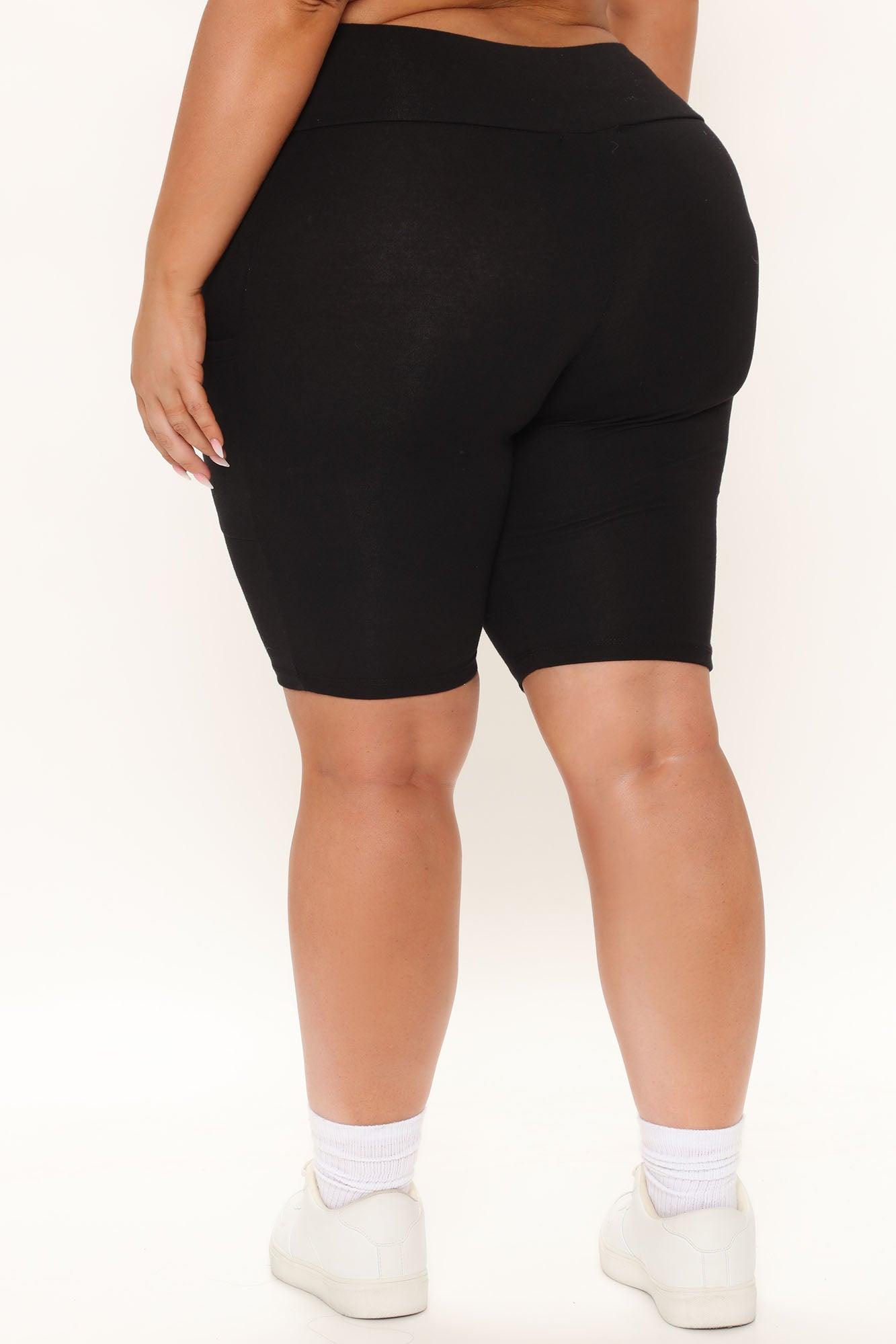 Keeping Up Biker Short - Black Product Image