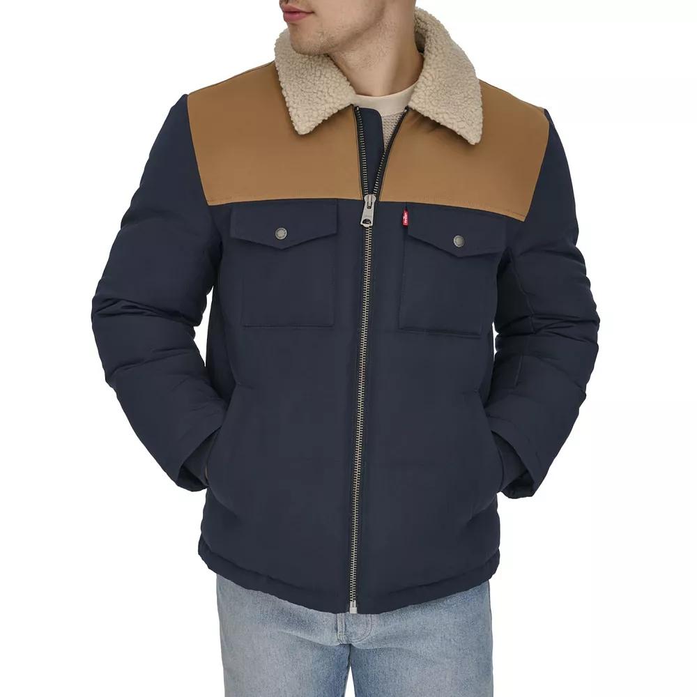 Mens Levis Aviator Puffer Jacket Product Image
