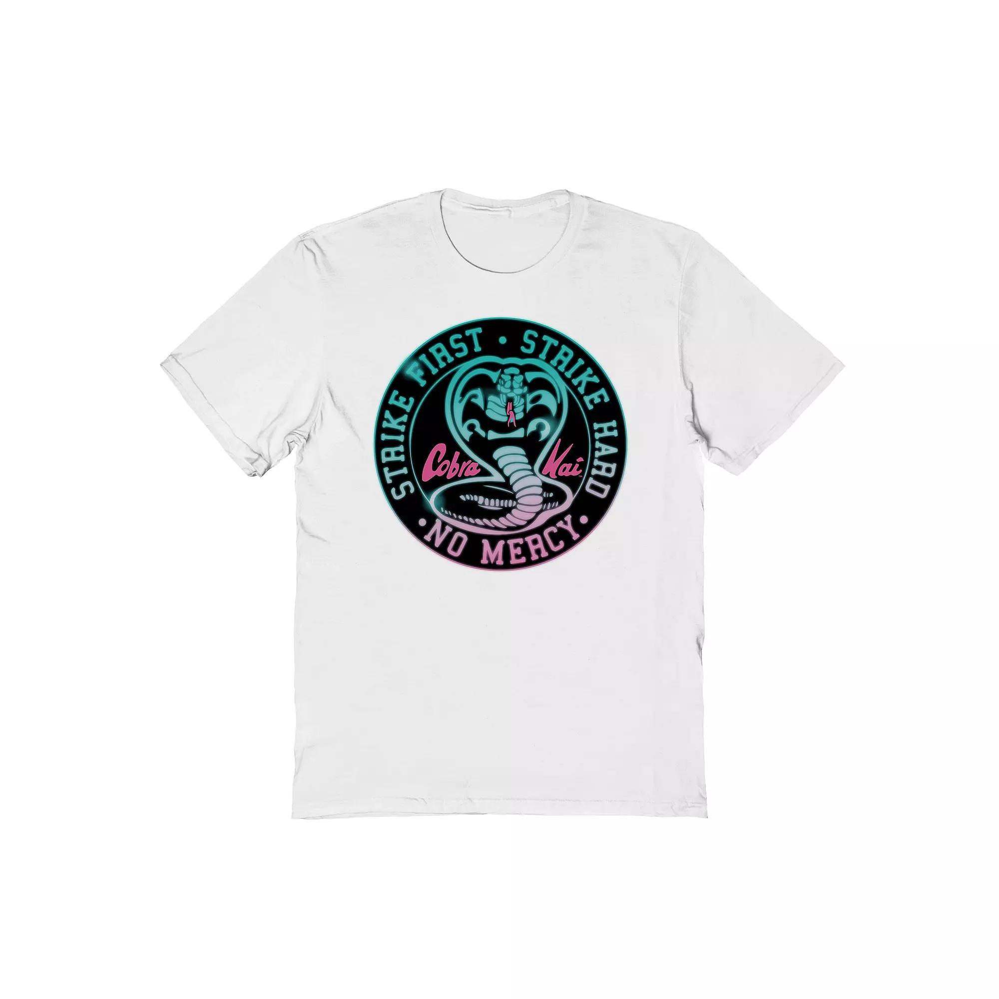 Men's Neon Graphic T-Shirt, Size: Large, White Product Image