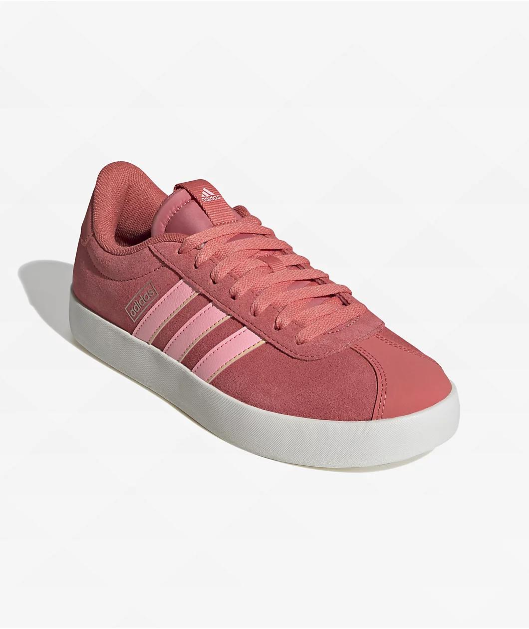 adidas VL Court 3.0 Red, Pink Shoes Product Image
