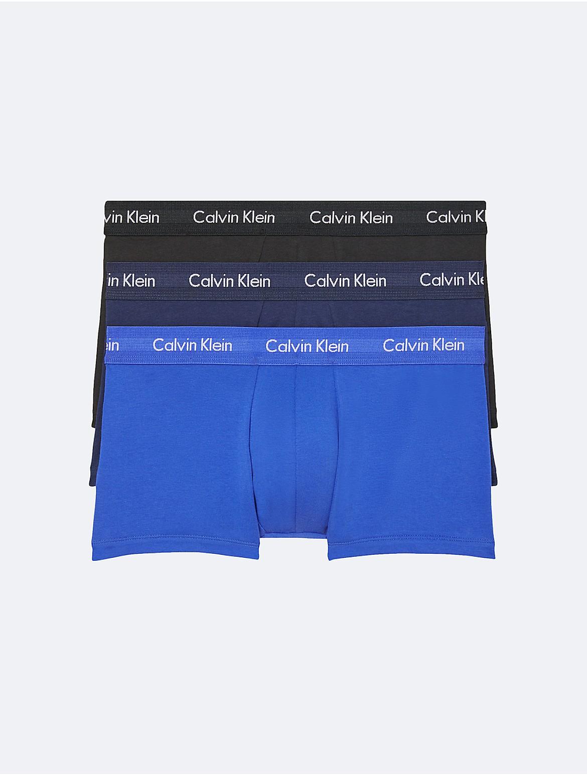 Calvin Klein Mens Cotton Stretch 3-Pack Low Rise Trunk Product Image