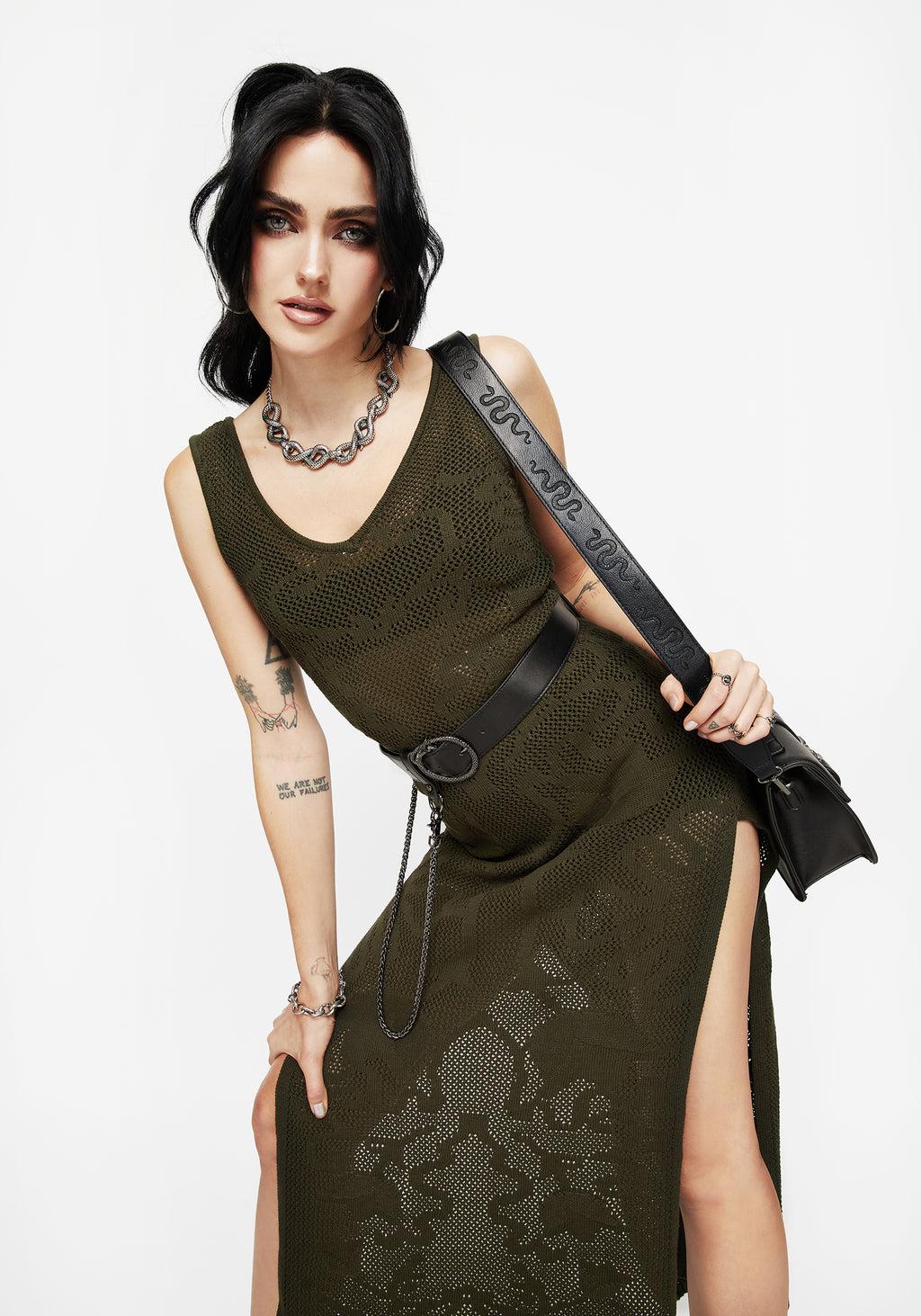 Tulip Jacquard Knit Cami Maxi Dress Product Image