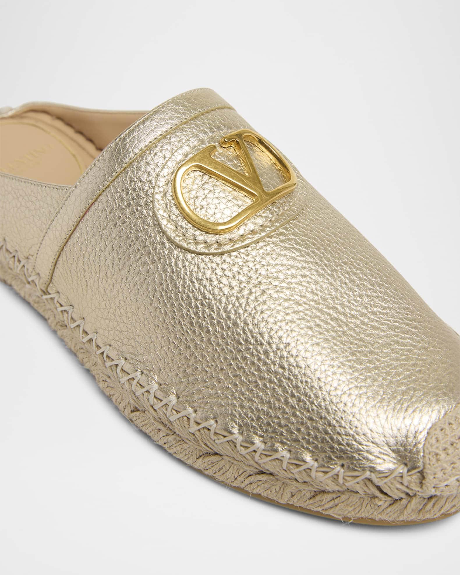VLogo Metallic Medallion Espadrille Mules Product Image
