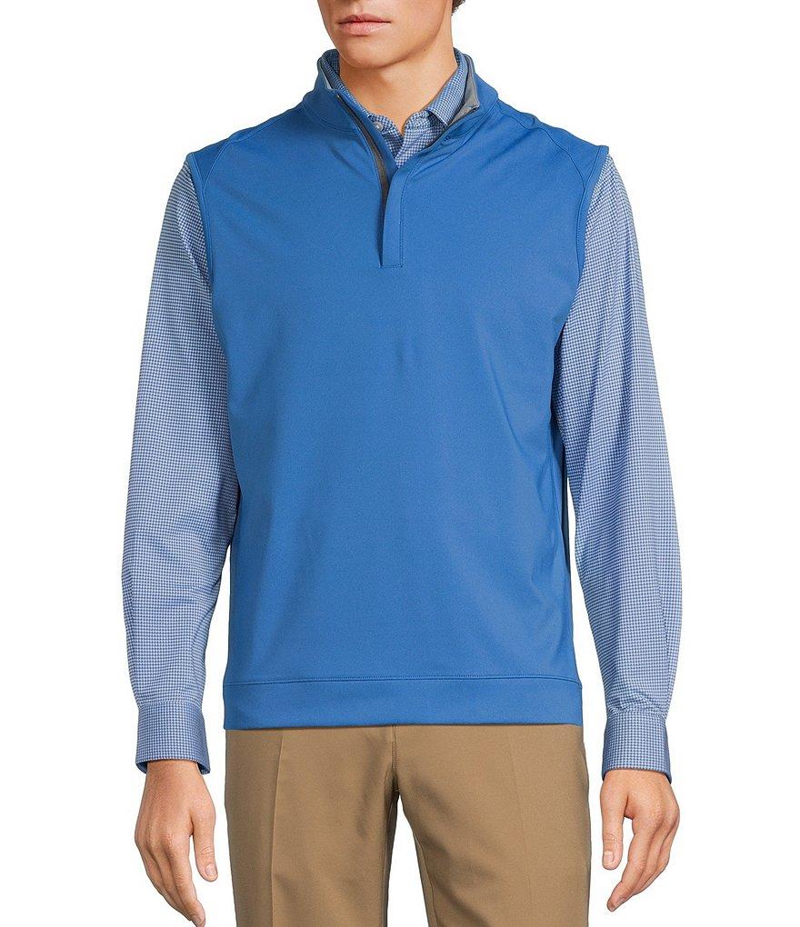 Roundtree & Yorke Performance Solid Quarter-Zip Vest Product Image