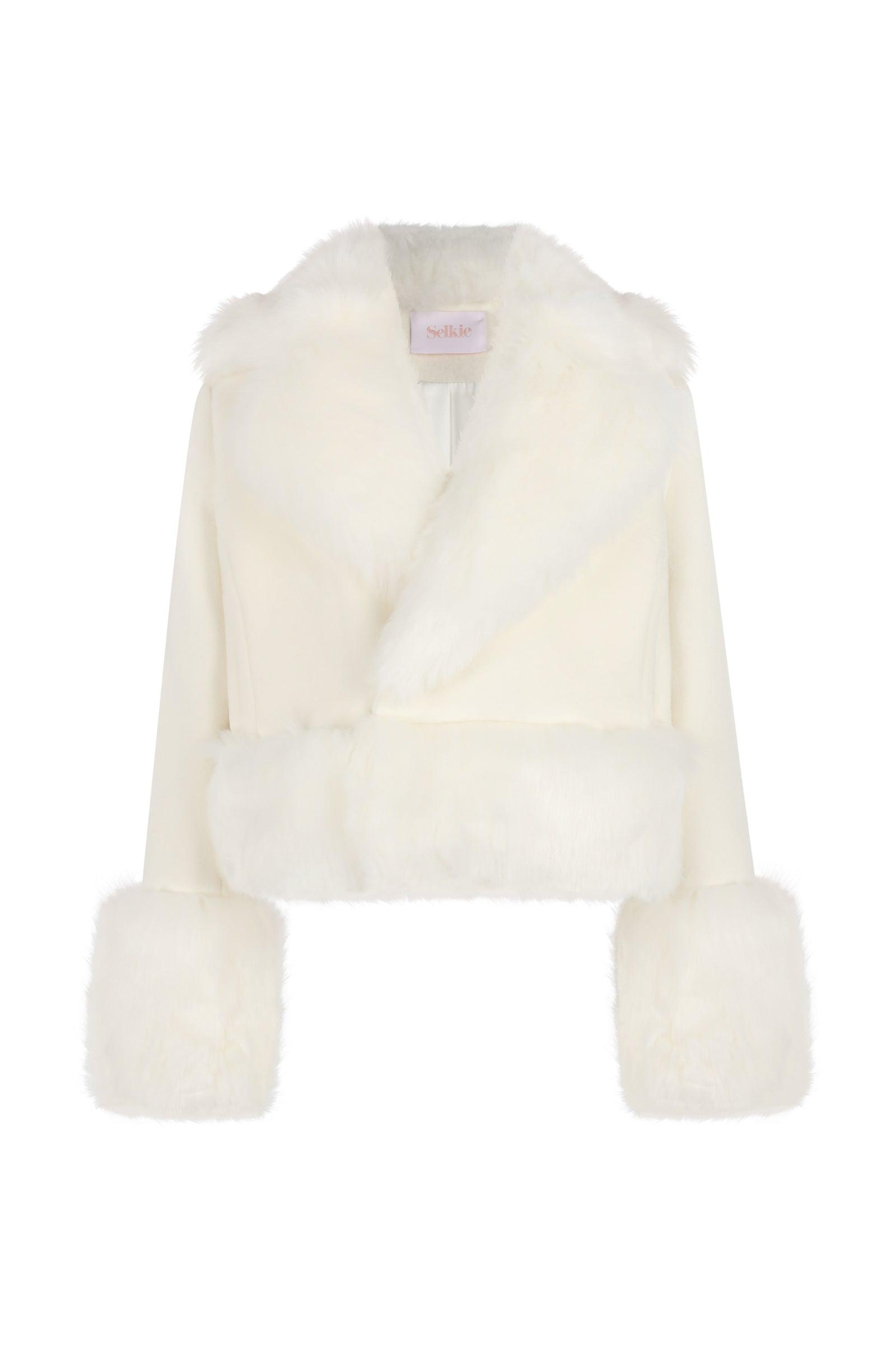 The Ivory Cropped Groupie Jacket Product Image