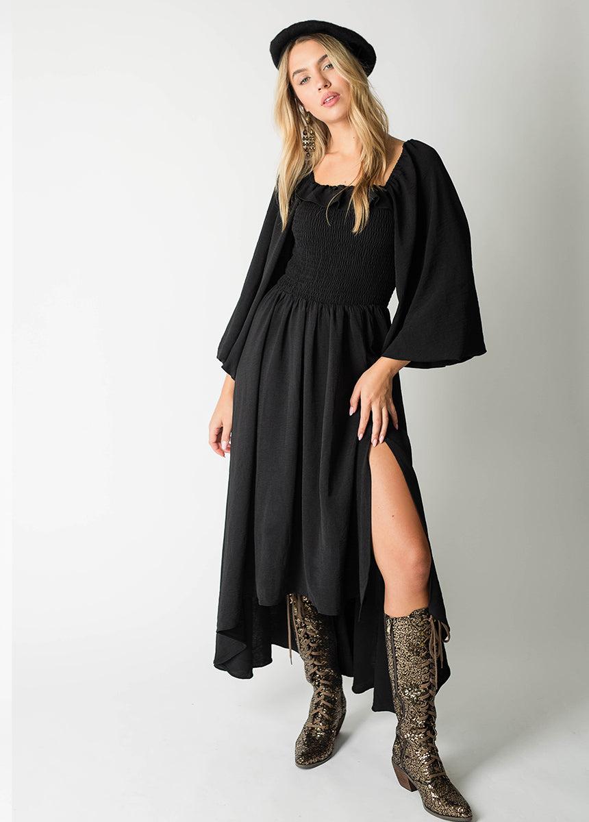 Odette Dress in Black Female Product Image
