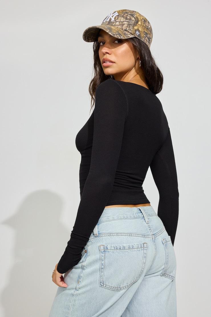 Micro Faux-Leather Bodycon Skort Product Image