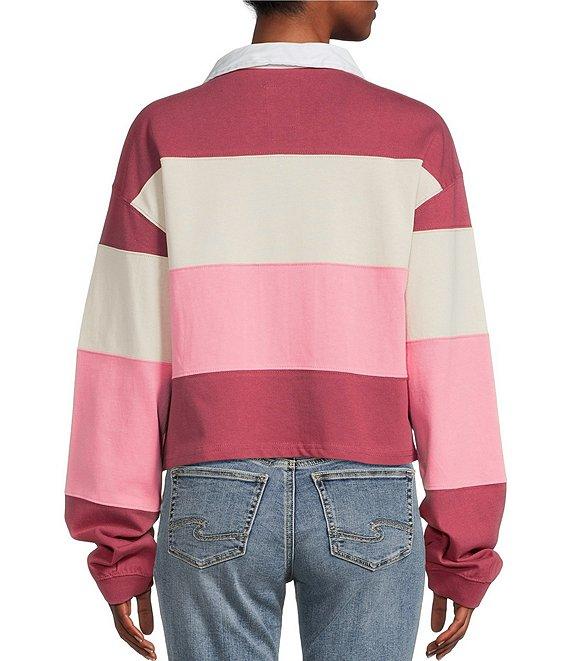 Rip Curl Keepsakes Long Sleeve Striped Rugby Shirt Product Image