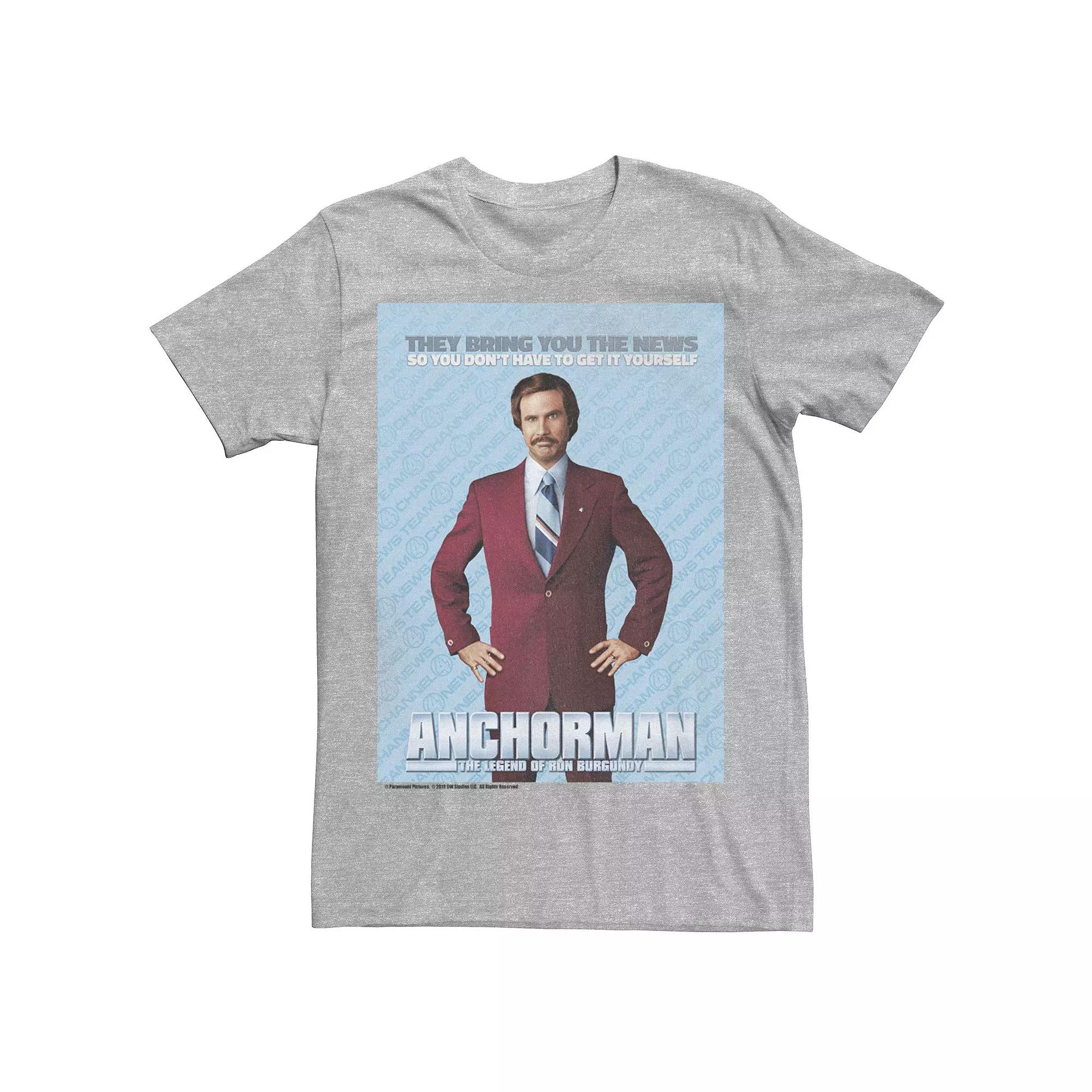 Men's Anchormen Ron Logo Poster Tee,  Product Image