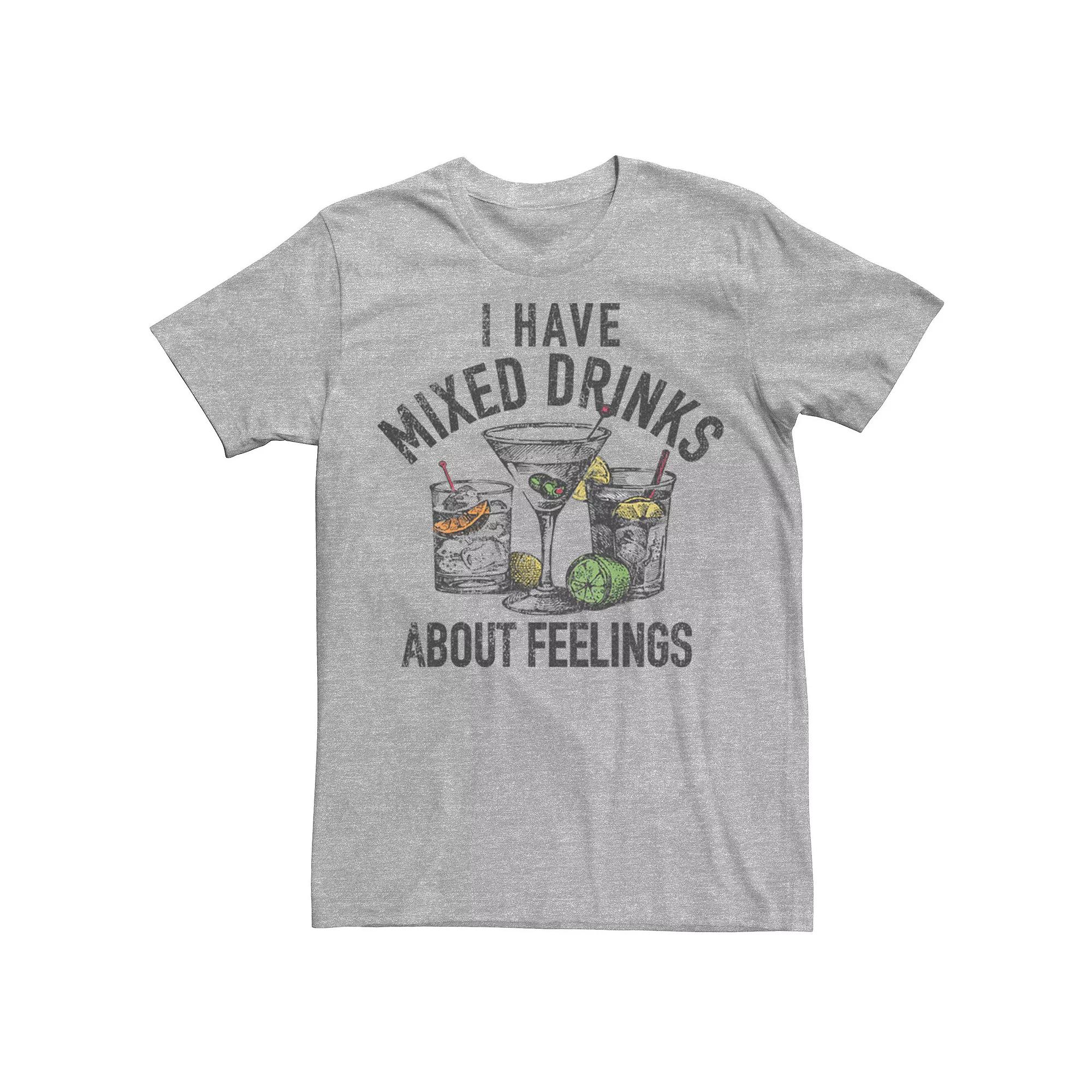 Men's "I Have Mixed Drinks About Feelings" Tee,  Product Image