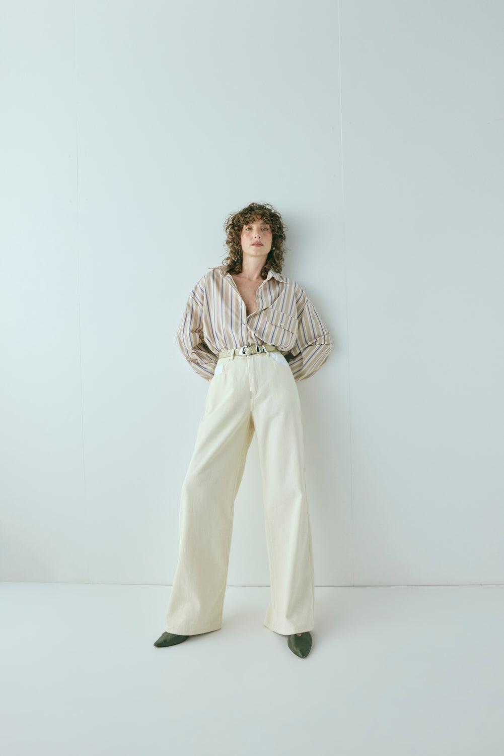 Pippa Denim Jeans Cream Product Image