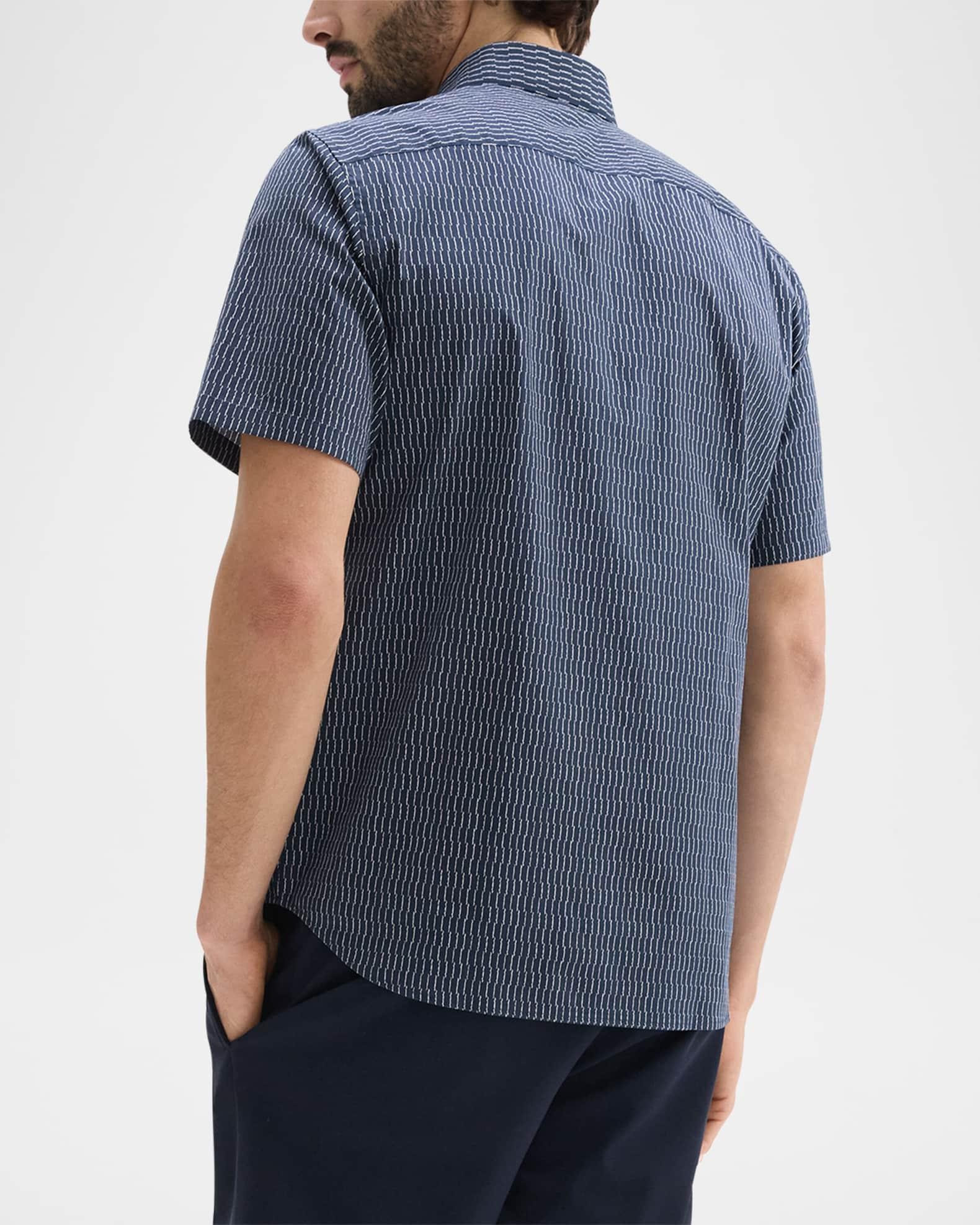 Men's Irving Abstract-Print Short-Sleeve Sport Shirt Product Image