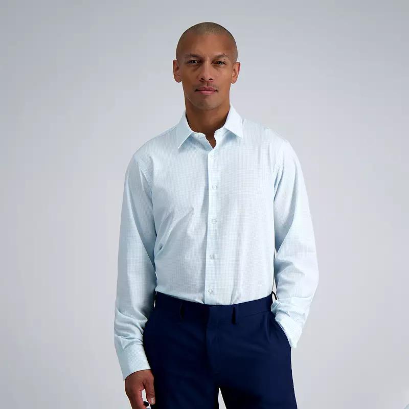Men's Haggar® Smart Wash® Slim Fit Wrinkle Free Dress Shirt,  Product Image