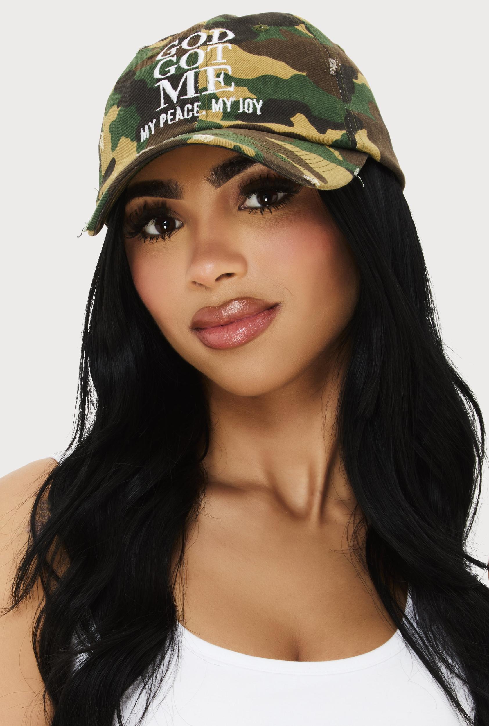 God Got Me My Peace My Joy Baseball Cap Female Product Image