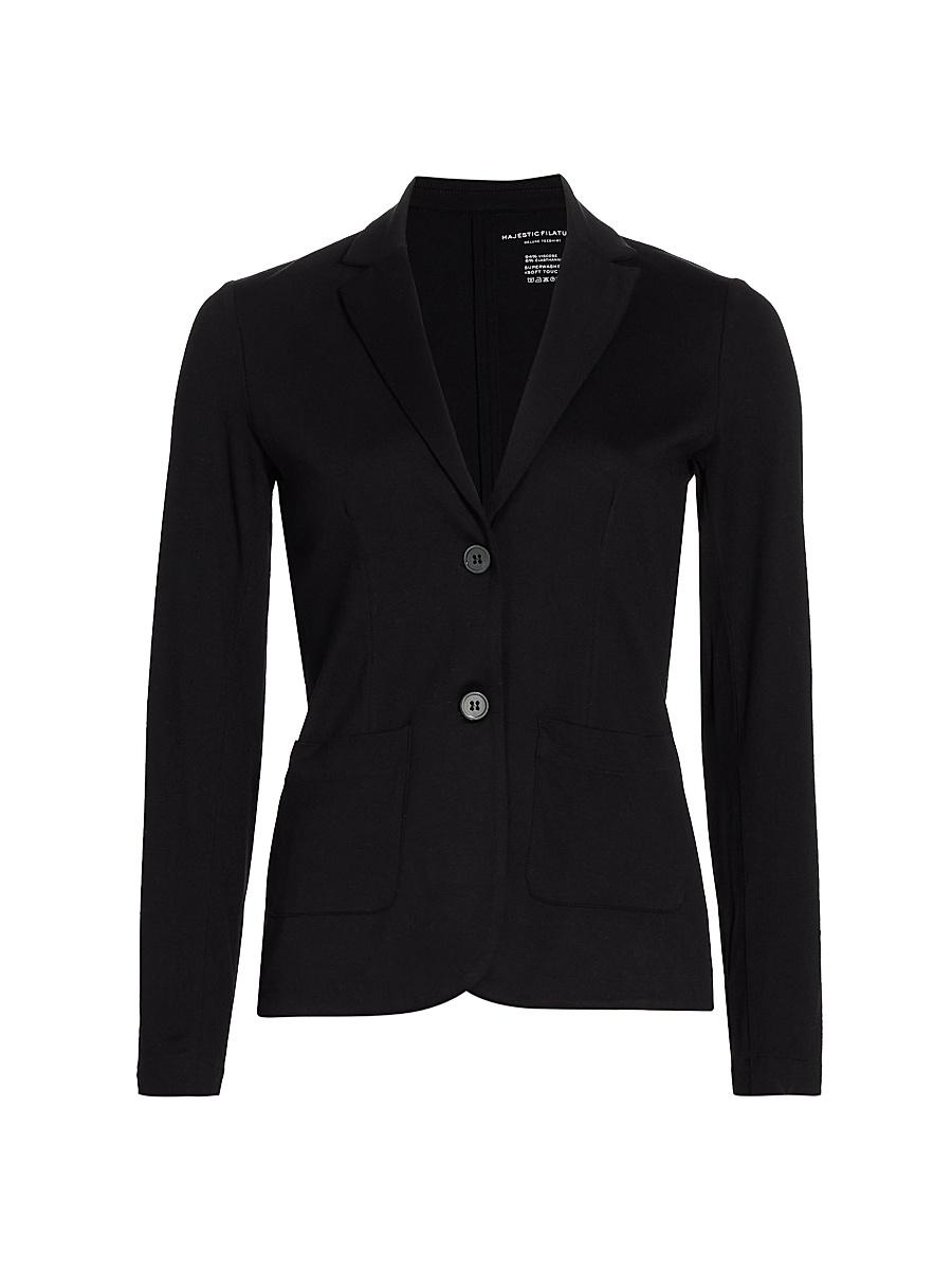Womens Soft Touch Two-Button Blazer Product Image
