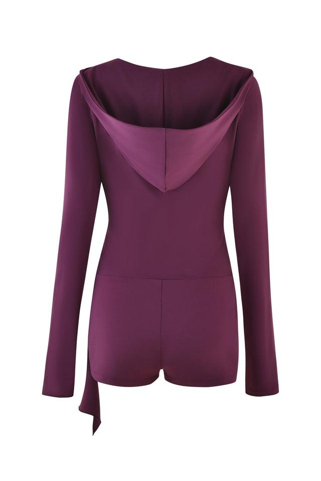 IRINA PLAYSUIT - PURPLE : PLUM Product Image