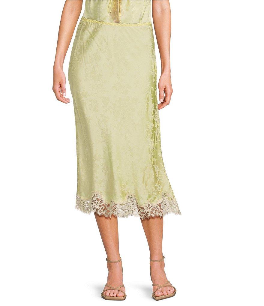 Rumored Lady Lace Coordinating Midi Skirt Product Image