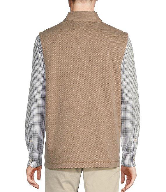 Cremieux Blue Label Chevron Quarter-Zip Vest Product Image