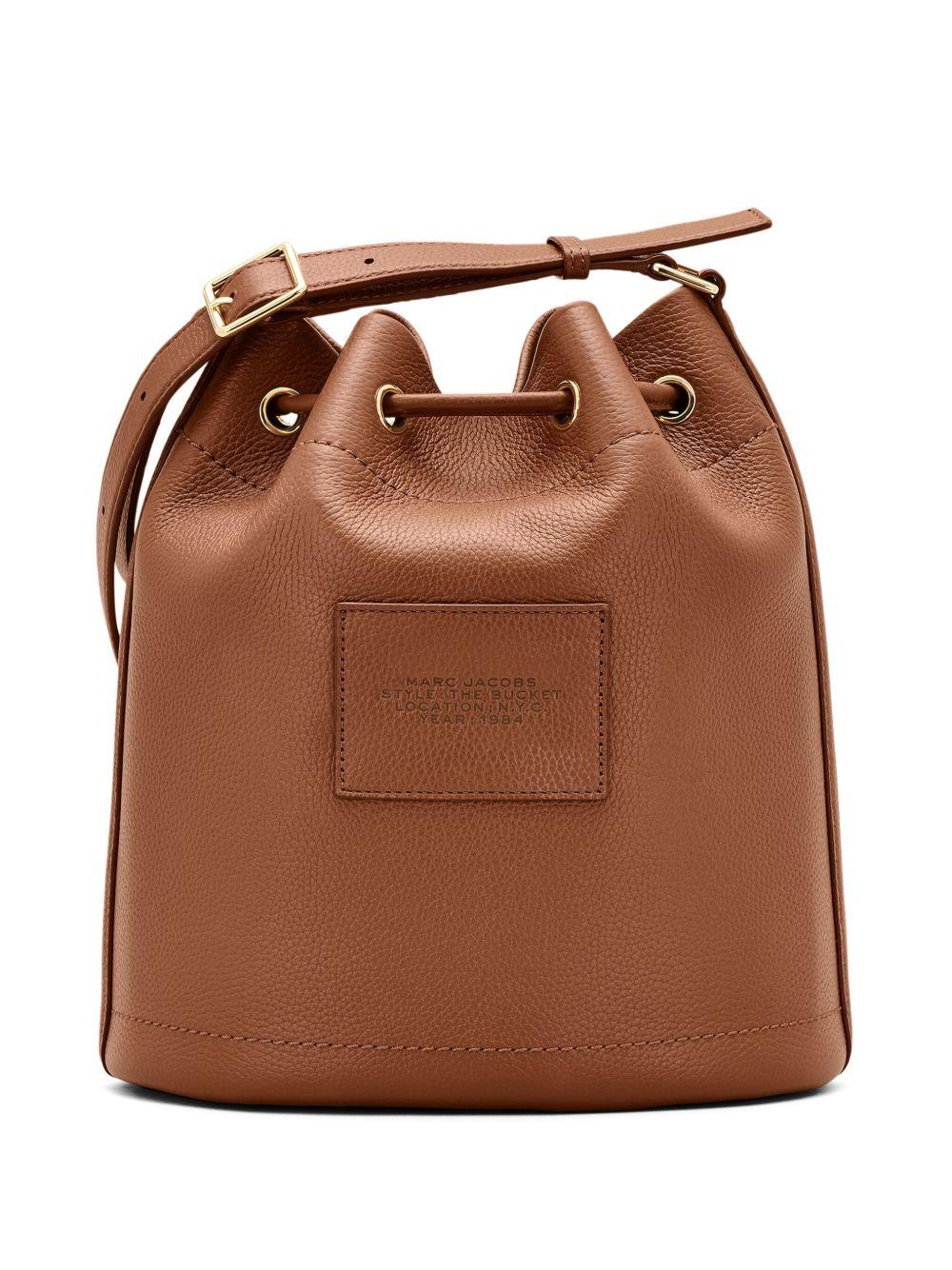 The Leather Shoulder bucket bag  Product Image