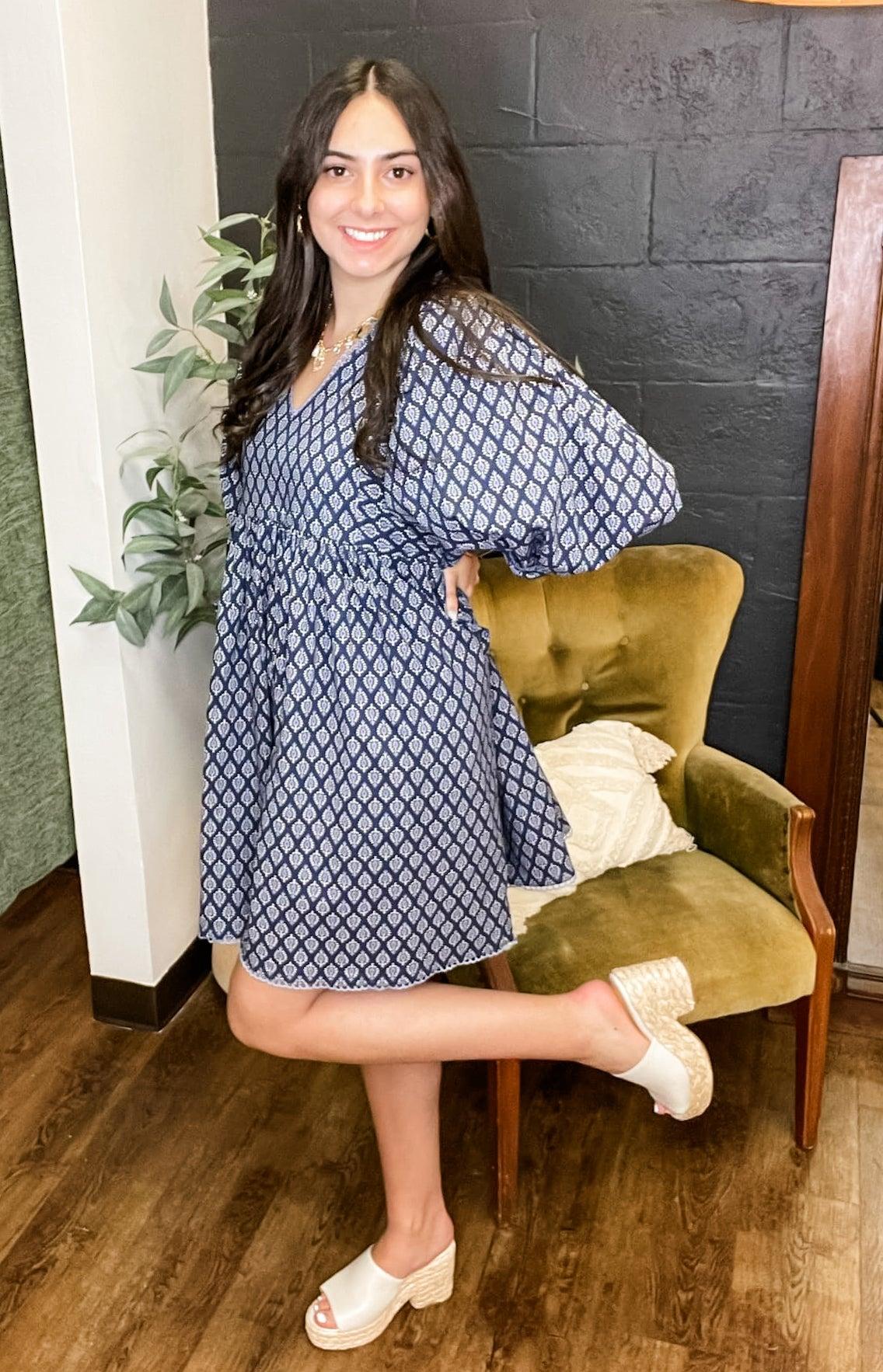 The Emma Grace Babydoll Dress 2 Colors (Small to Large) Product Image