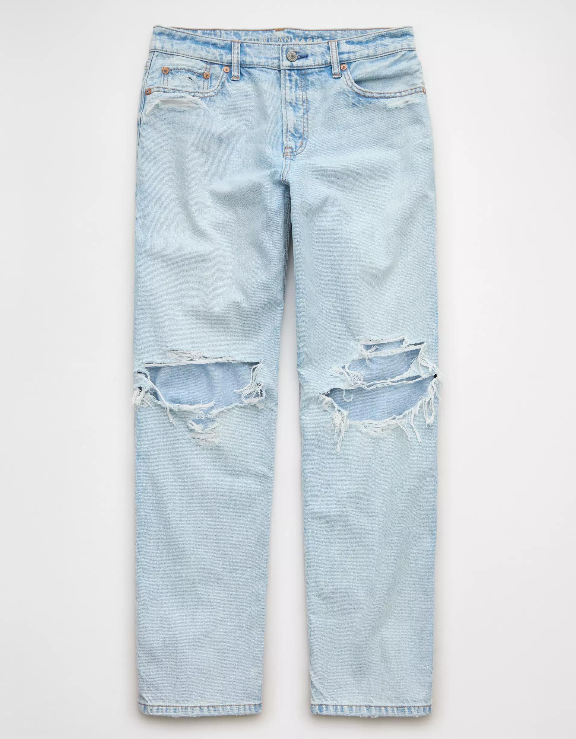 AE Strigid Ripped Low-Rise Ex-Boyfriend Jean Product Image
