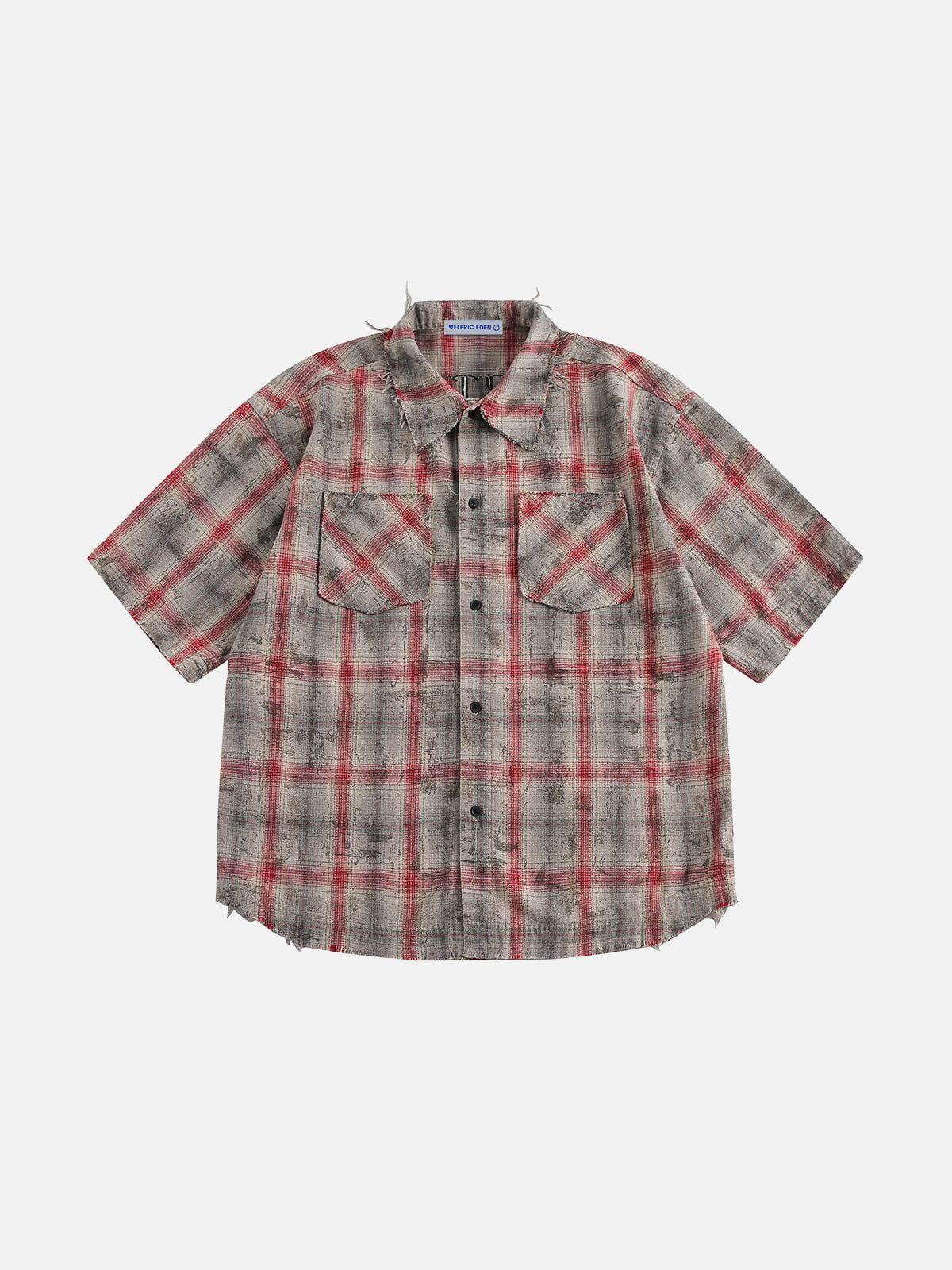 Aelfric Eden 77 Graphic Plaid Shirt Product Image