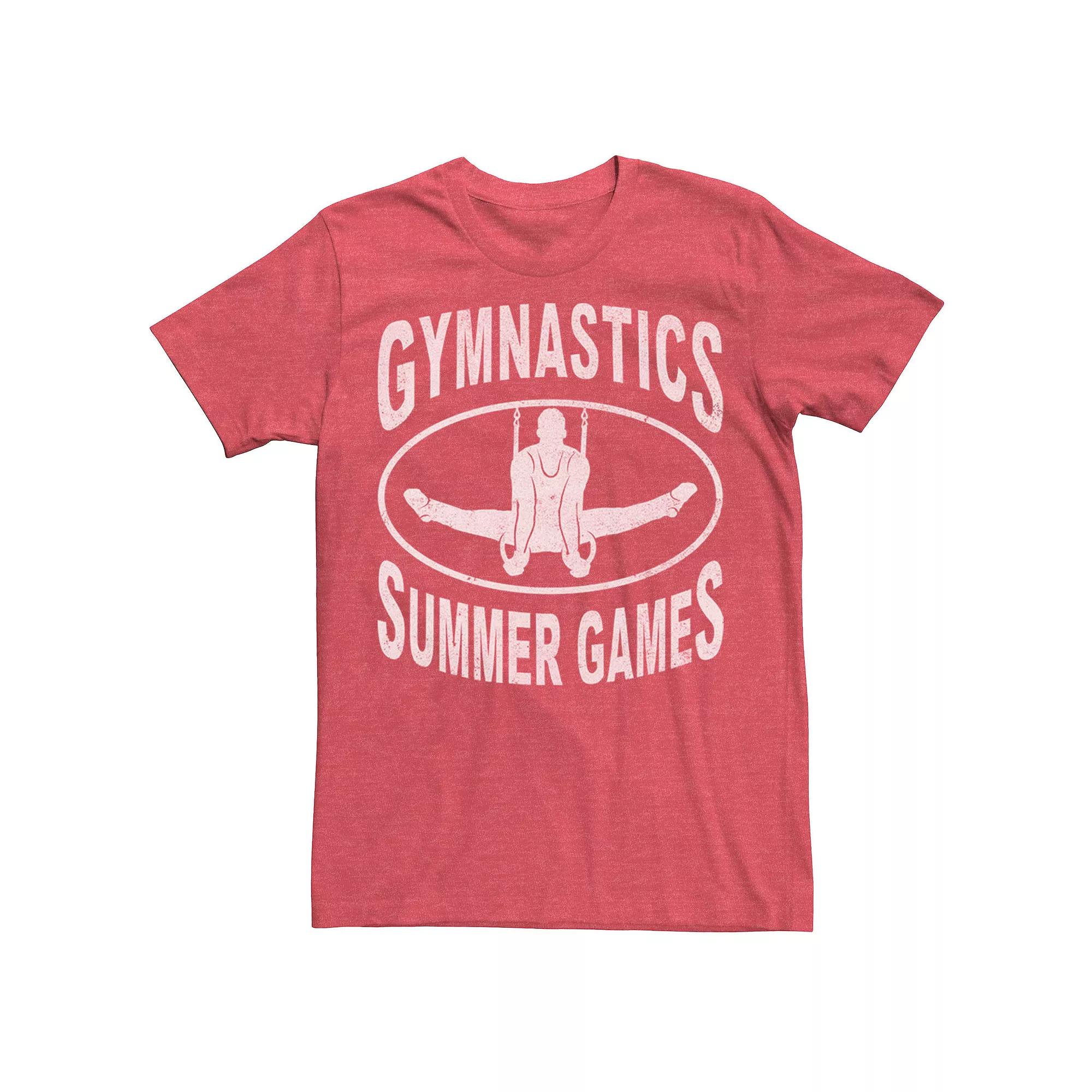 Men's Summer Gymnastics Sports Logo Tee,  Product Image