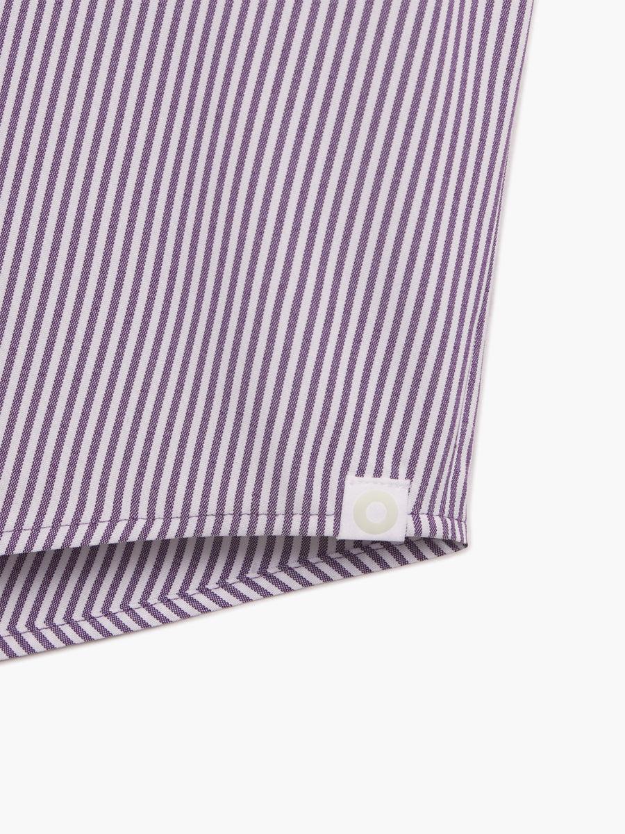 Men's AeroZero Dress Shirt - Burgundy Stripe Male Product Image