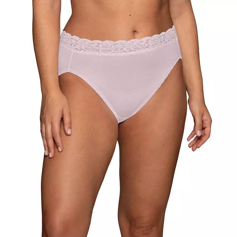 Womens Vanity Fair Lingerie Flattering Lace Hi-Cut Panty 13280 Product Image