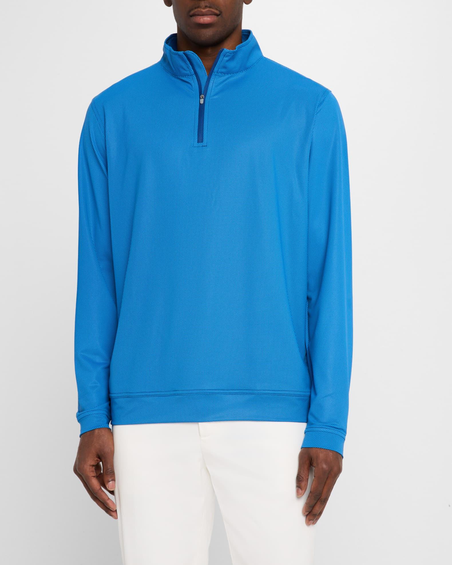 Men's Perth Birdseye Performance Quarter-Zip Sweater Product Image