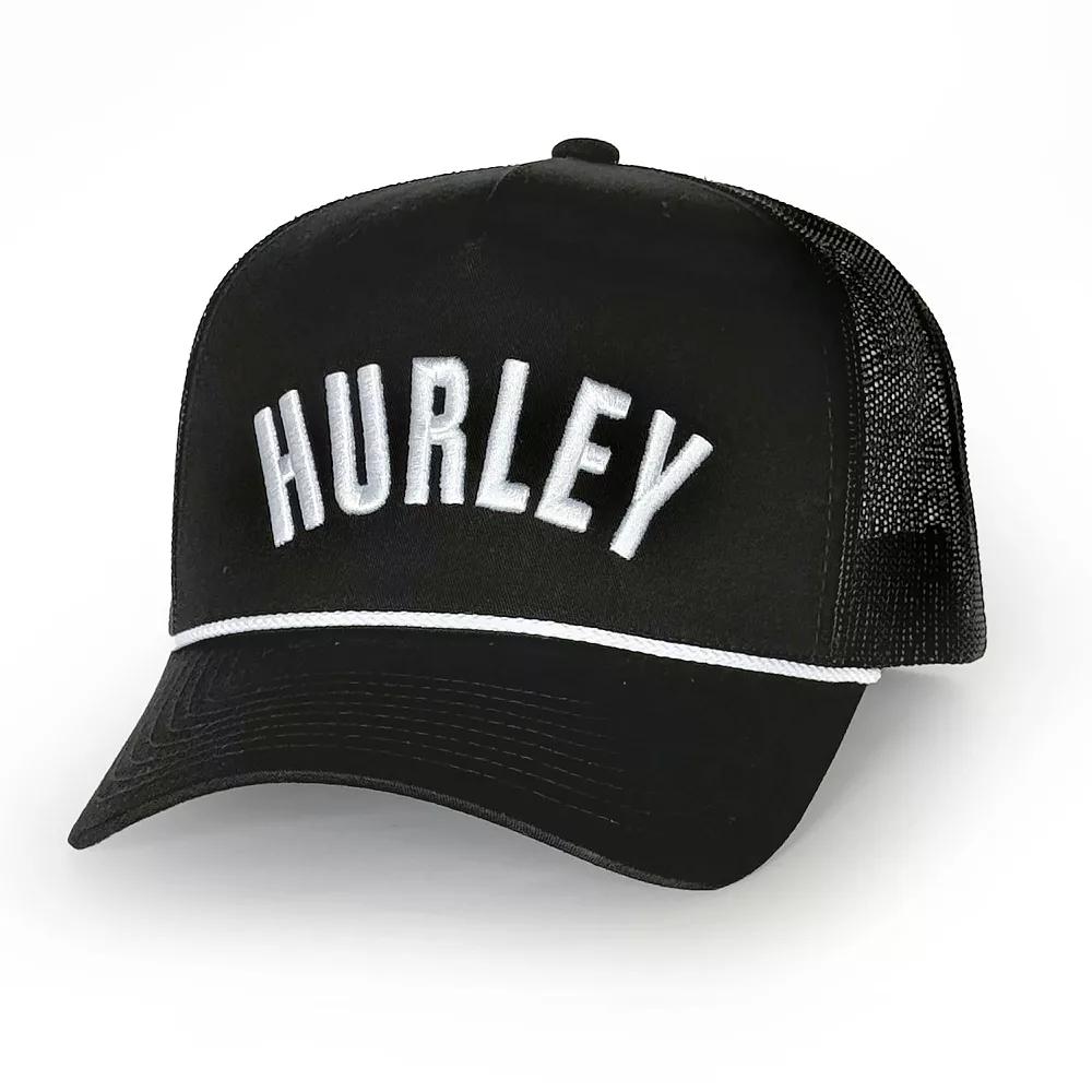Men's Hurley Brooklyn Trucker Hat, Black Product Image