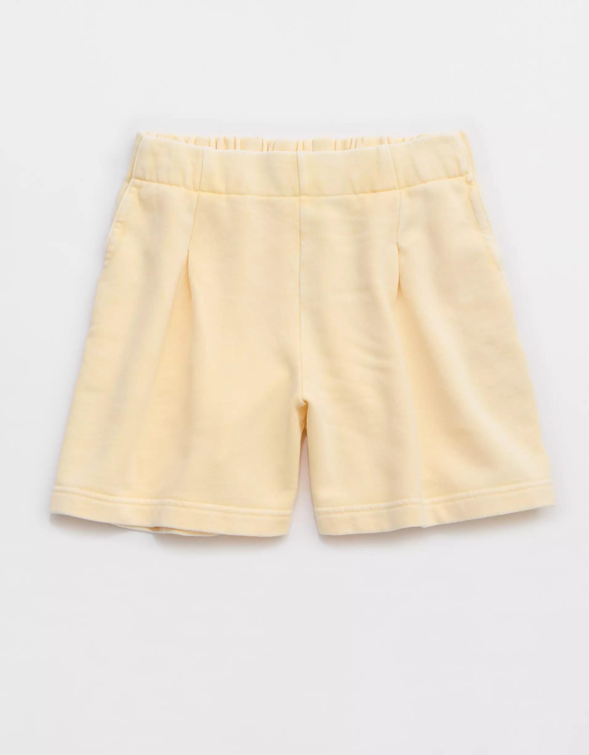 Aerie New Heights Trouser Fleece Short Product Image