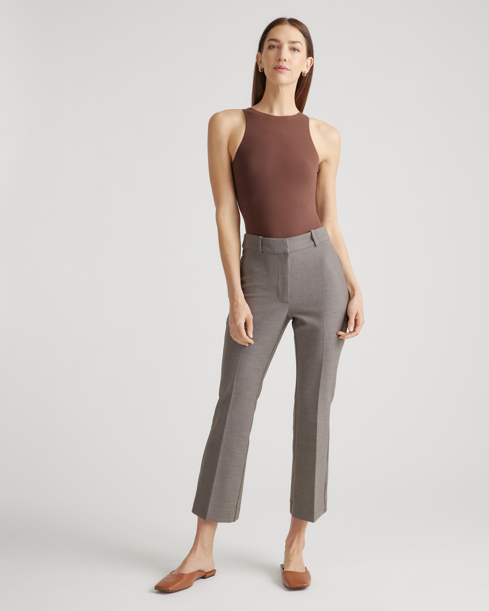 Quince | Women's Second Skin High Neck Bodysuit Size XL, Nylon/Spandex Product Image