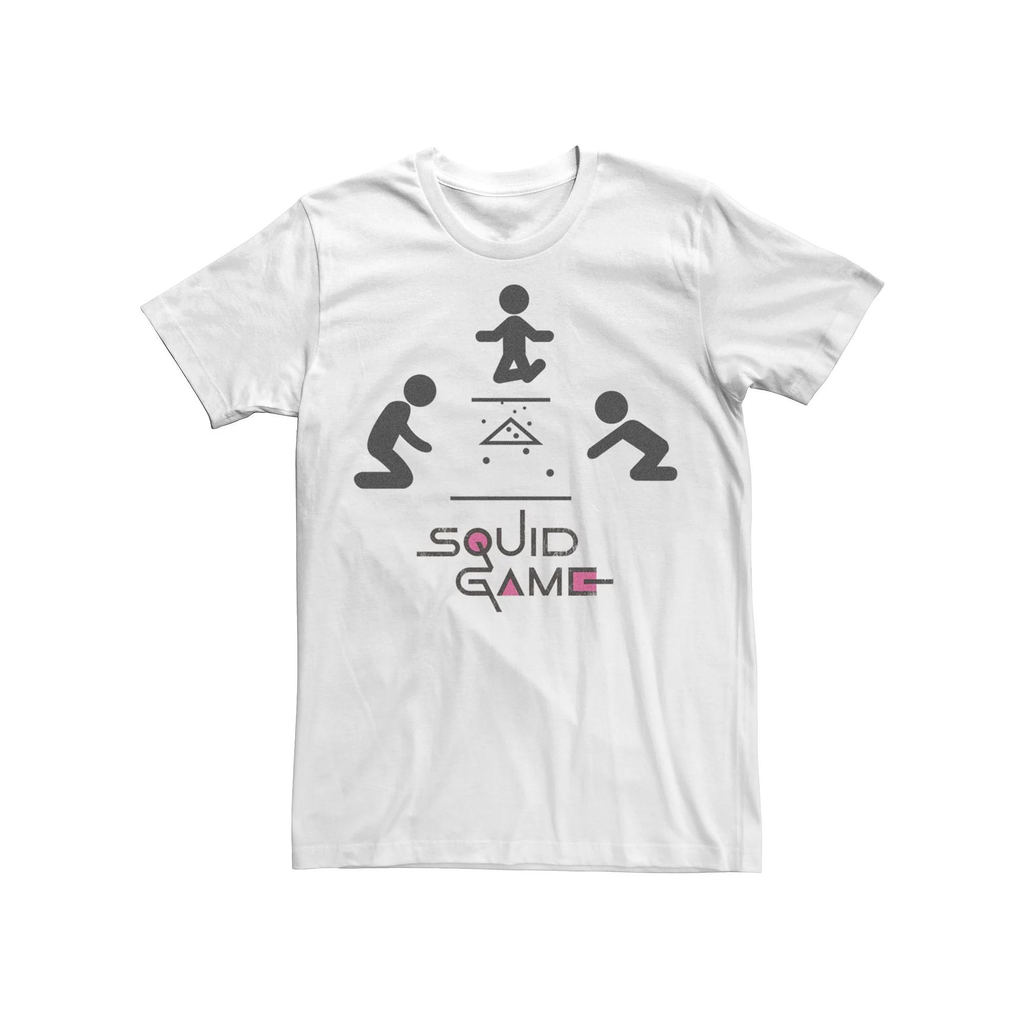 Men's Squid Game Stick Figure Marble Game Logo Tee, Boy's,  Product Image
