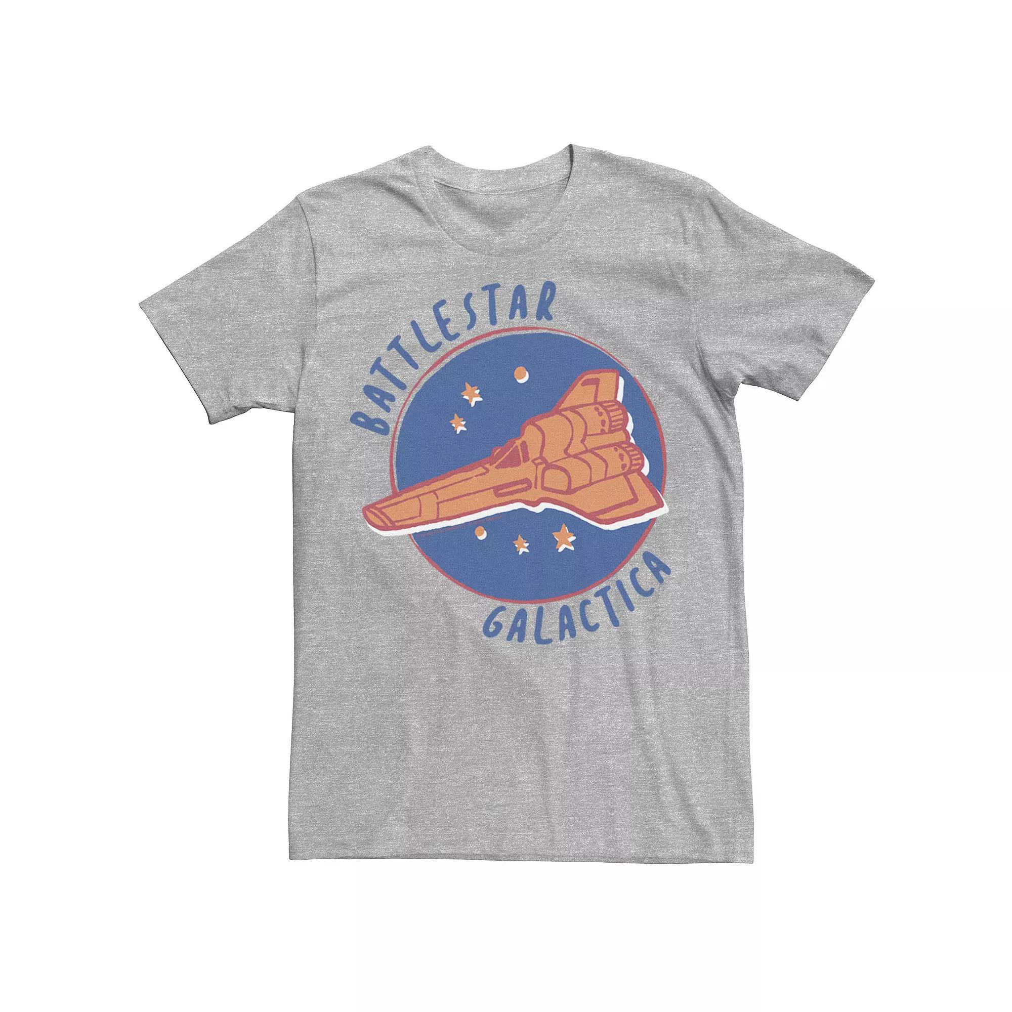 Men's Battlestar Galactica Cartoon Patch Tee,  Product Image