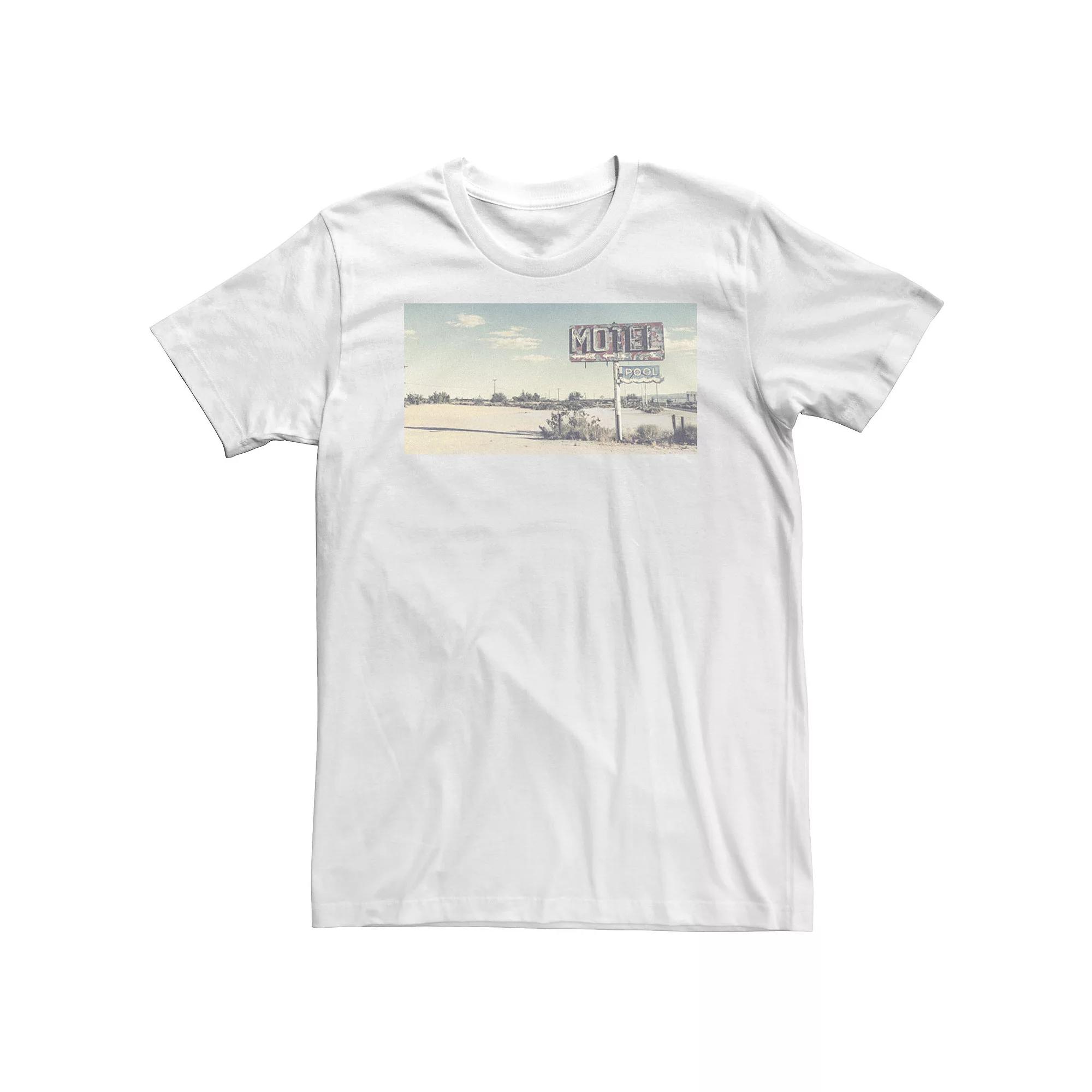 Big & Tall Trendy Desert Motel Tee, Men's, Size: 3XL, White Product Image