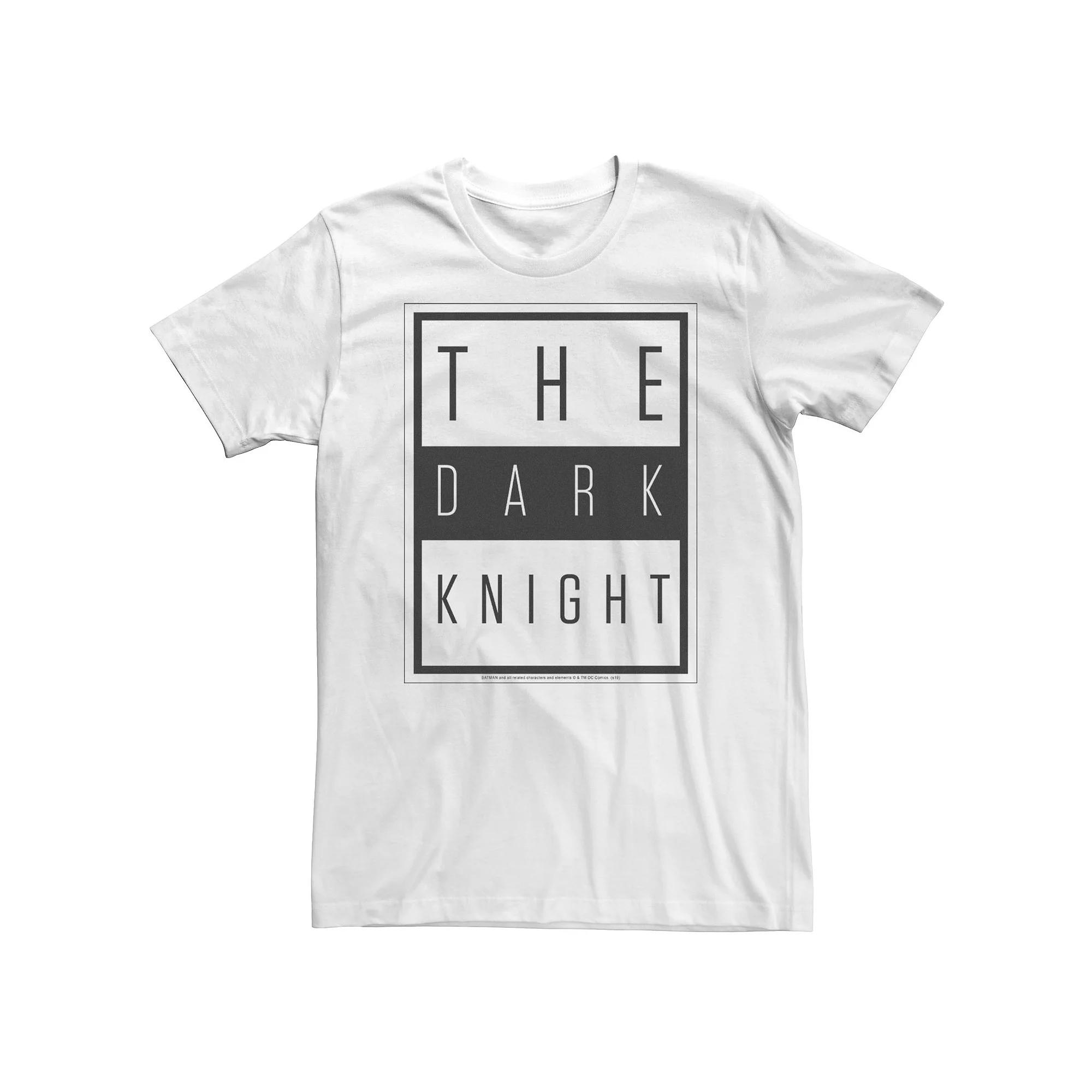 Big & Tall DC Comics Batman The Dark Knight Block Poster Tee, Boy's,  Product Image